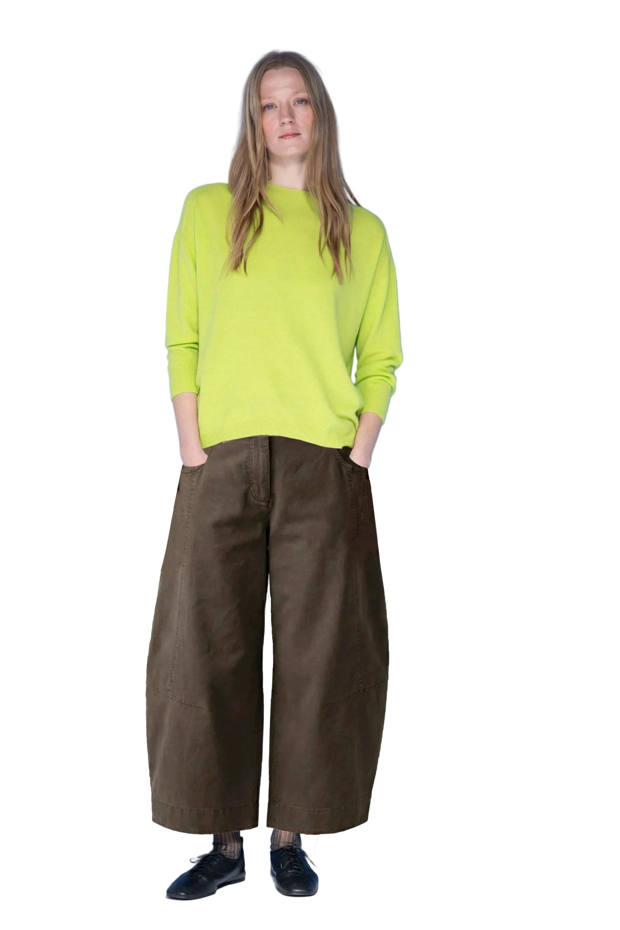 OSKA Ultra Wide Leg Pant in Choco
