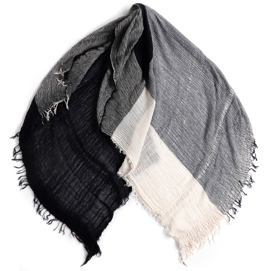 TAMAKI NIIME Long Cotton Shawl - City Block