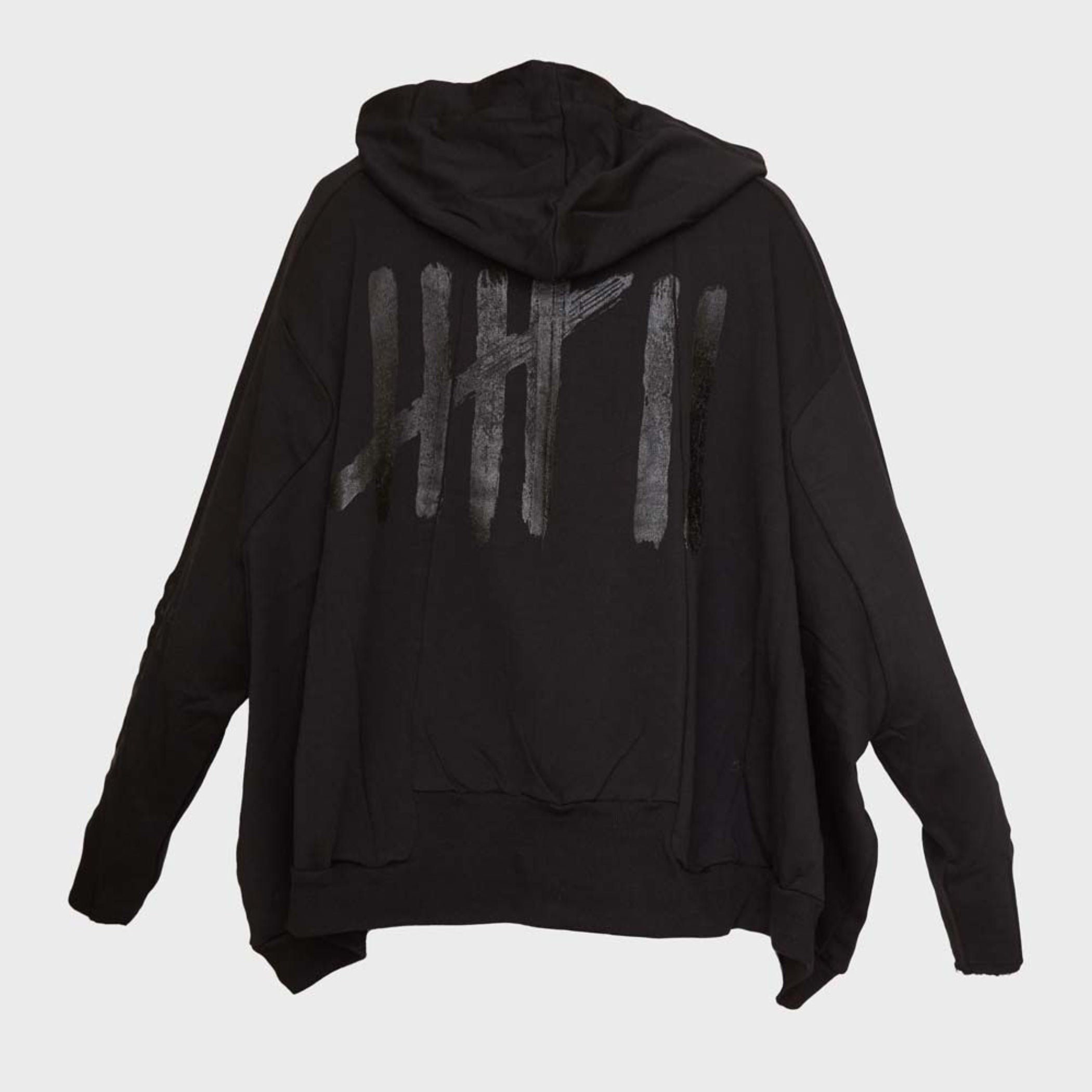 PLU Short French Terry Jacket in Black Print