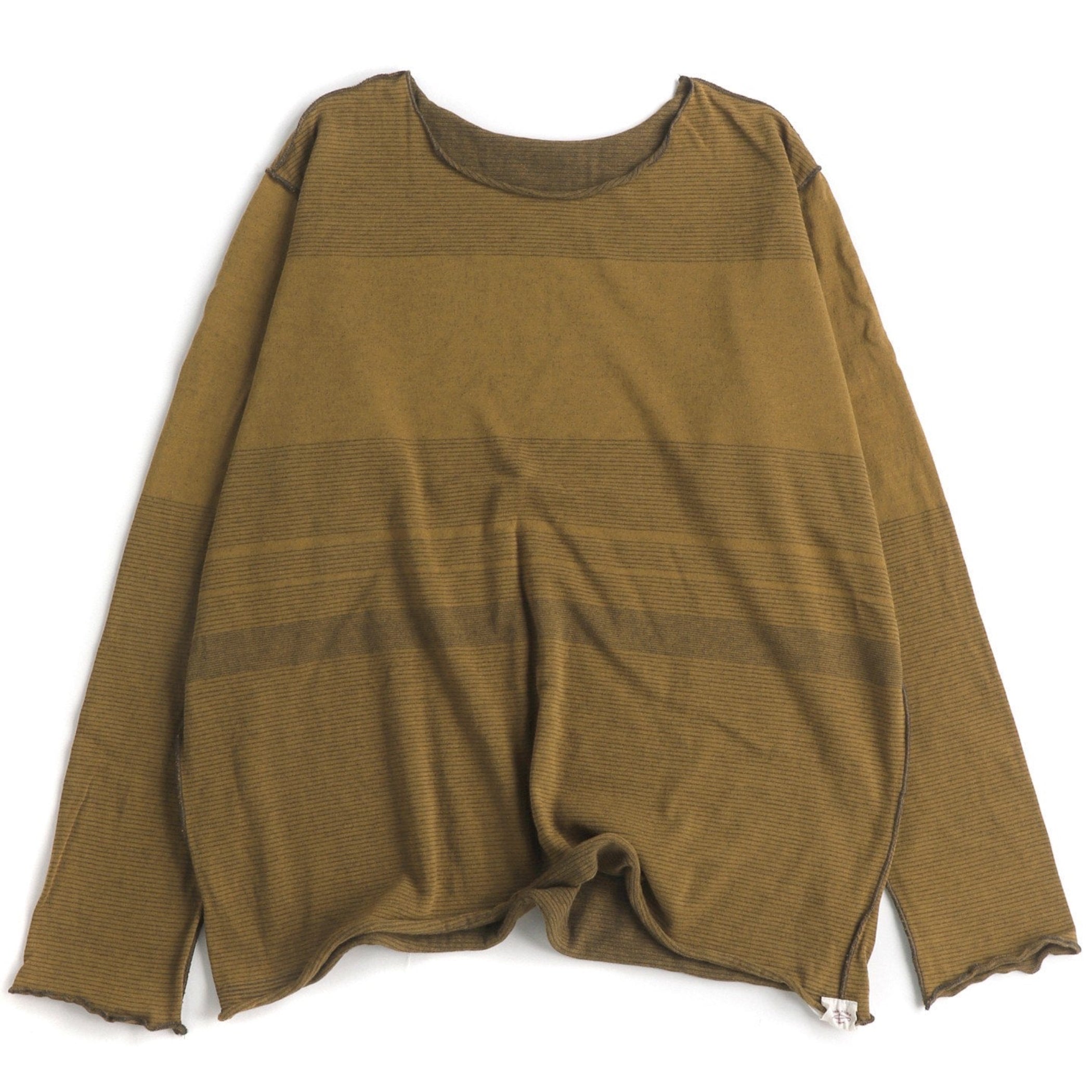 TAMAKI NIIME Cotton Long Sleeve Reversible Tee - Anthropocene
