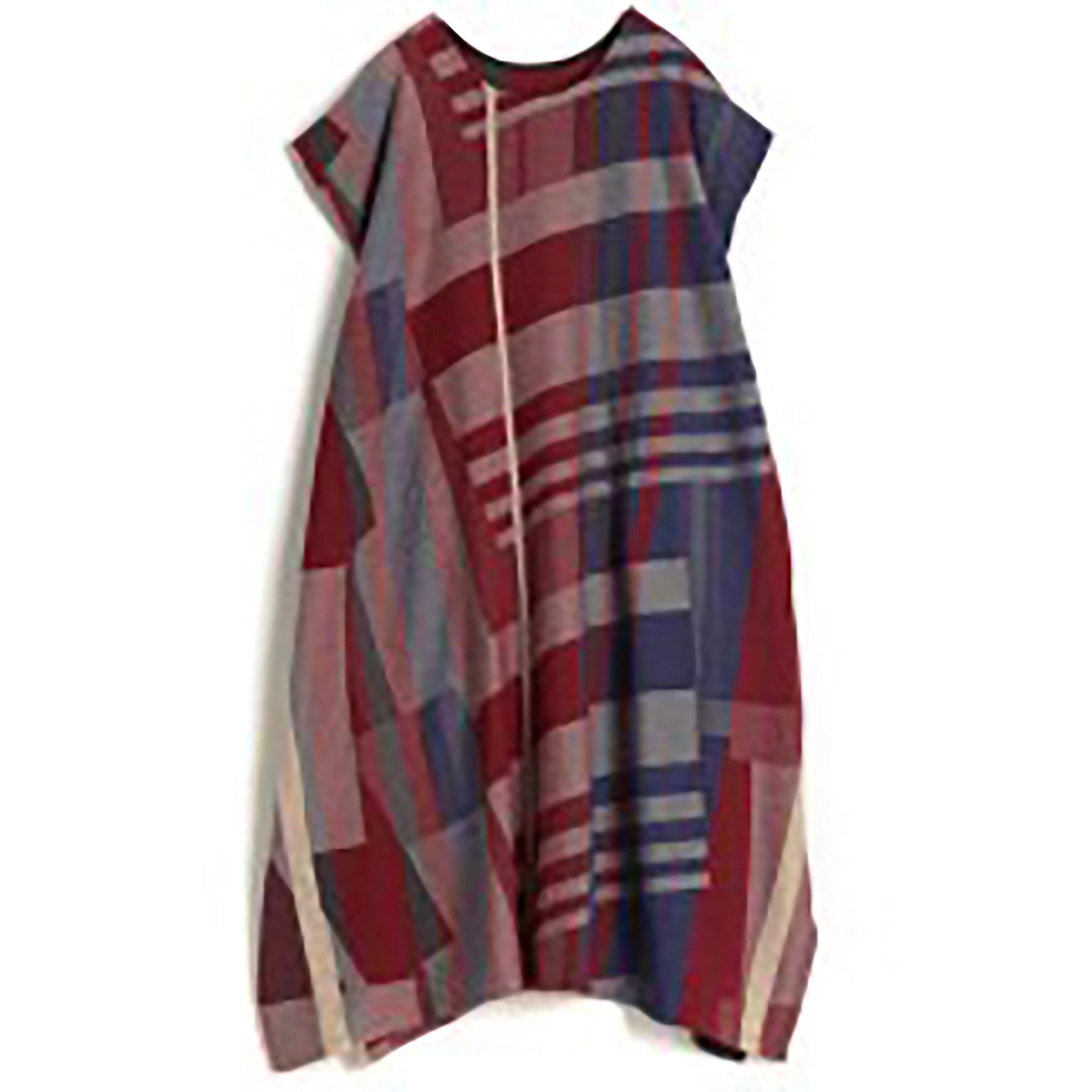 TAMAKI NIIME Woven Wool and Cotton Cap Sleeve Dress - Arcade Isle