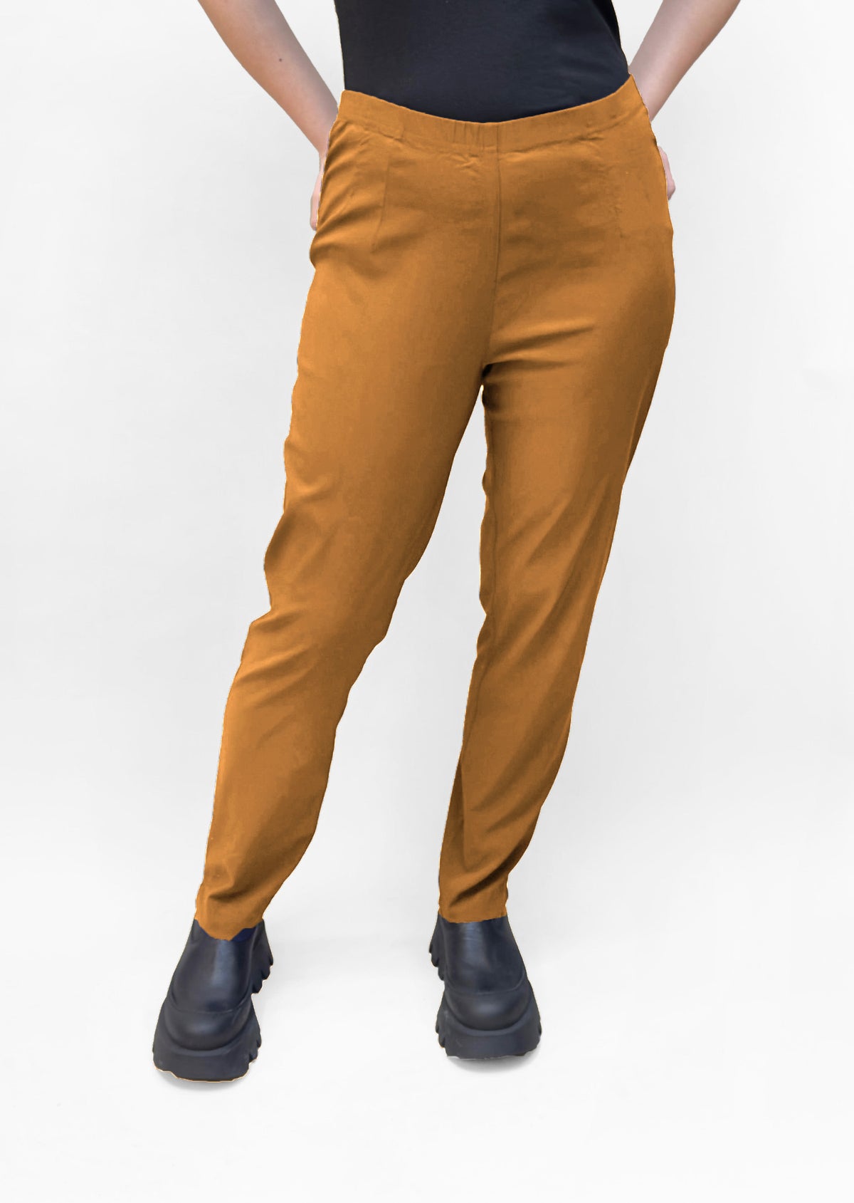 RUNDHOLZ BLACK LABEL Slim Technical Pant in Bronze
