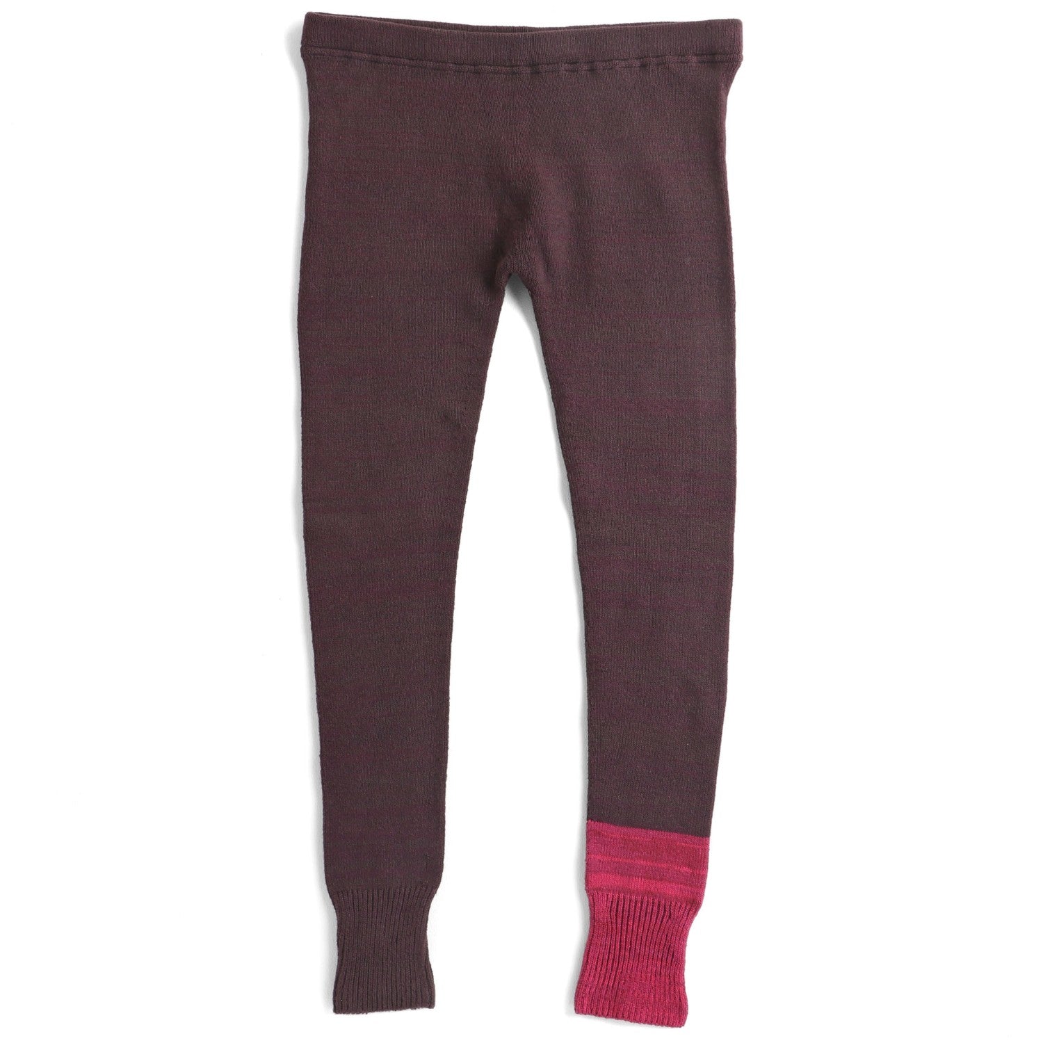 TAMAKI NIIME Knit Leggings - Merlot Shadows