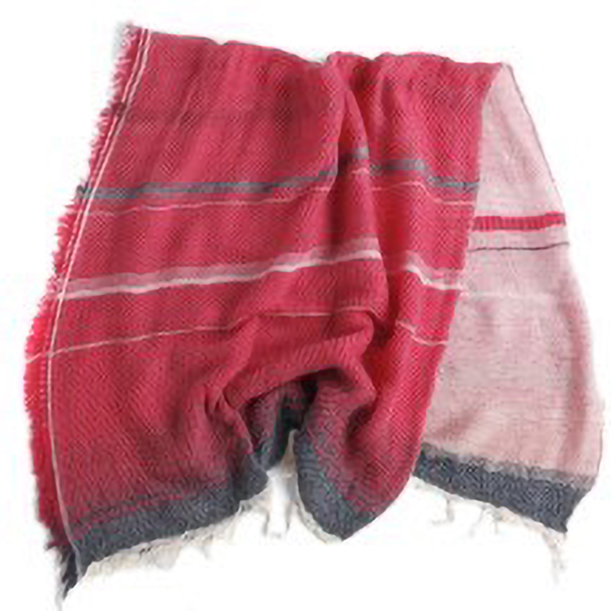 TAMAKI NIIME Small Wool/Cotton Woven Scarf - Bewilderment