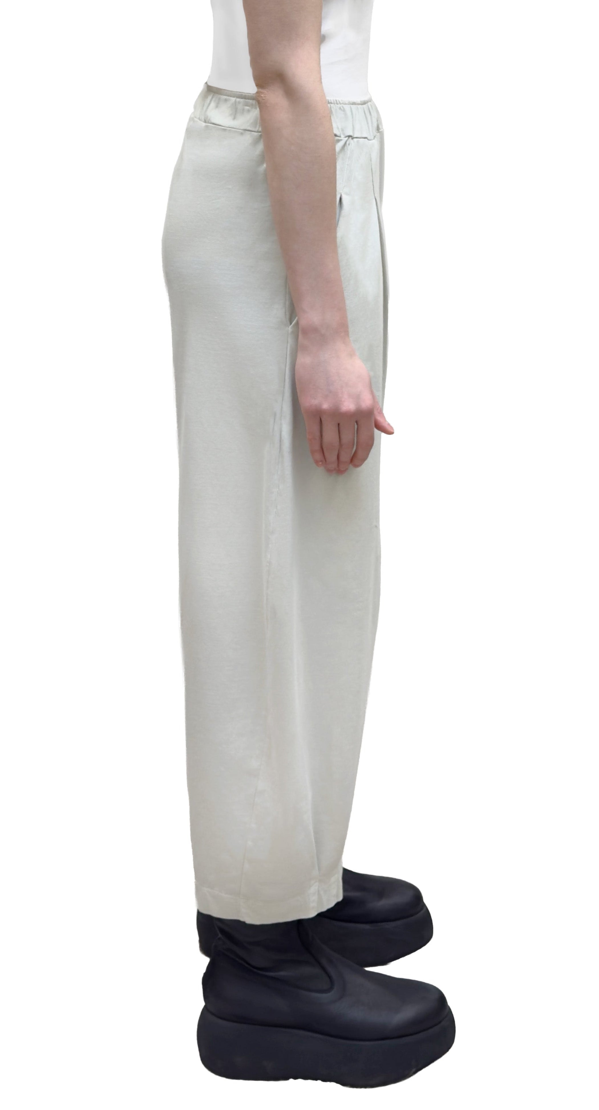 MAMA B Medium Weight Cotton Knit Pant in Black