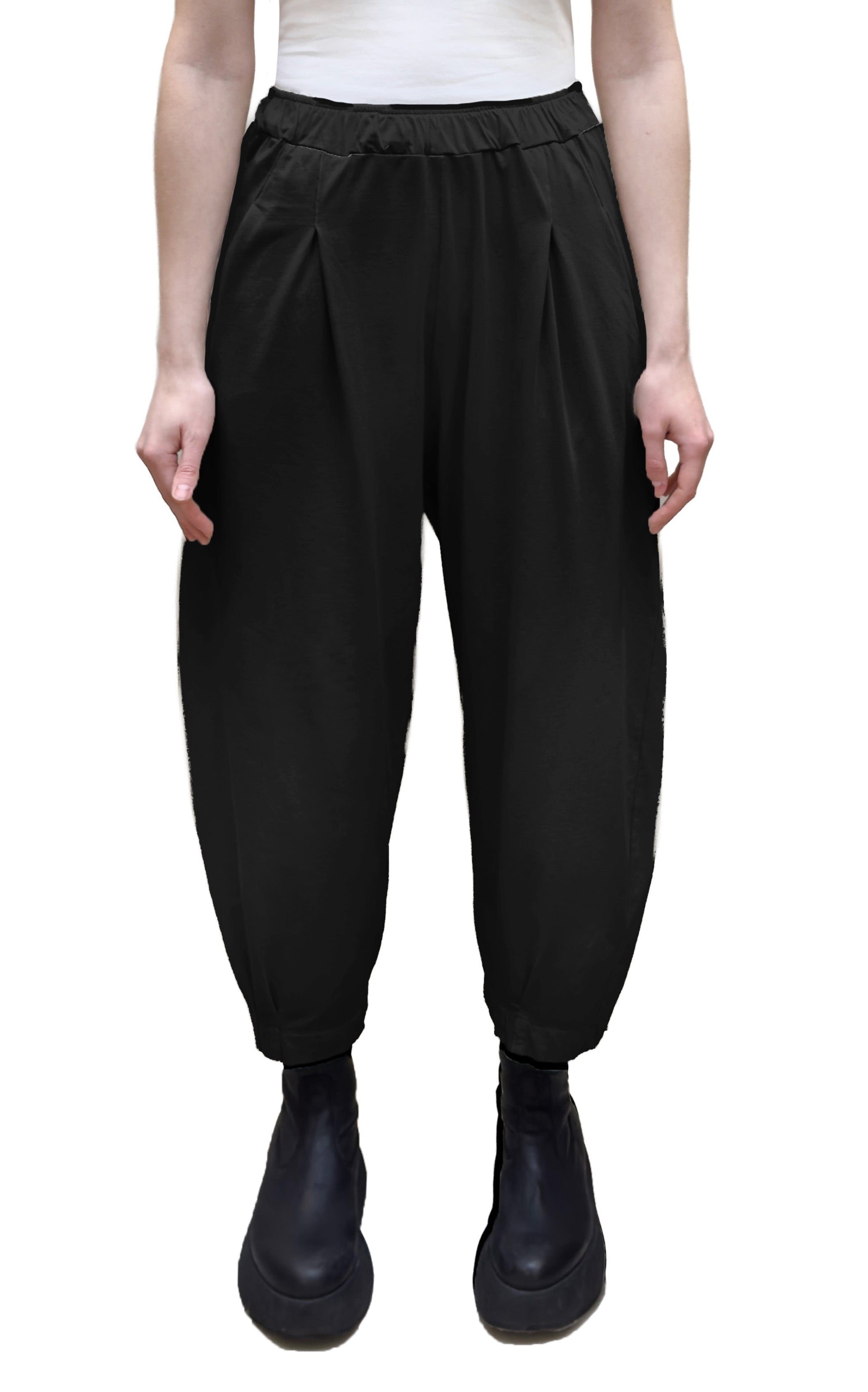 Mama B Pull on Jersey Pant in Black
