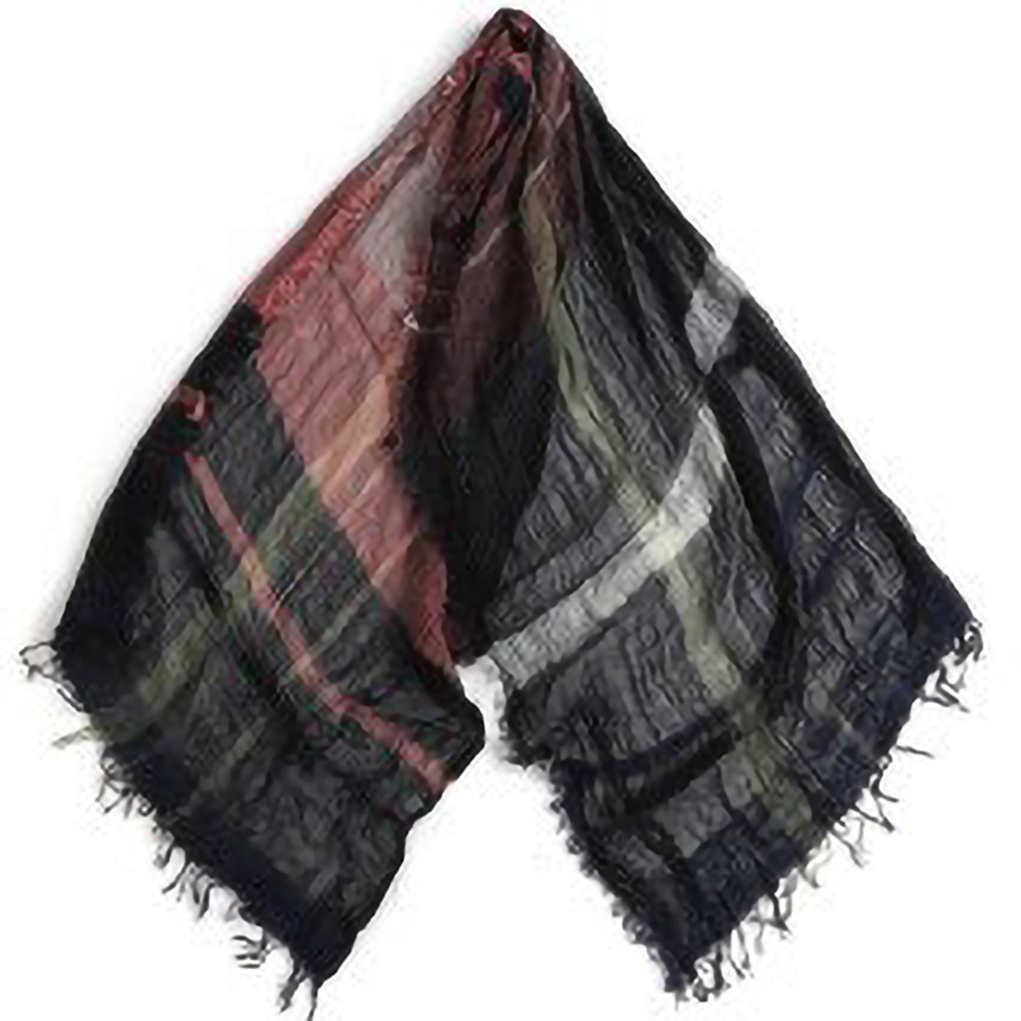 TAMAKI NIIME Medium Cotton-gauze scarf - Bittersweet