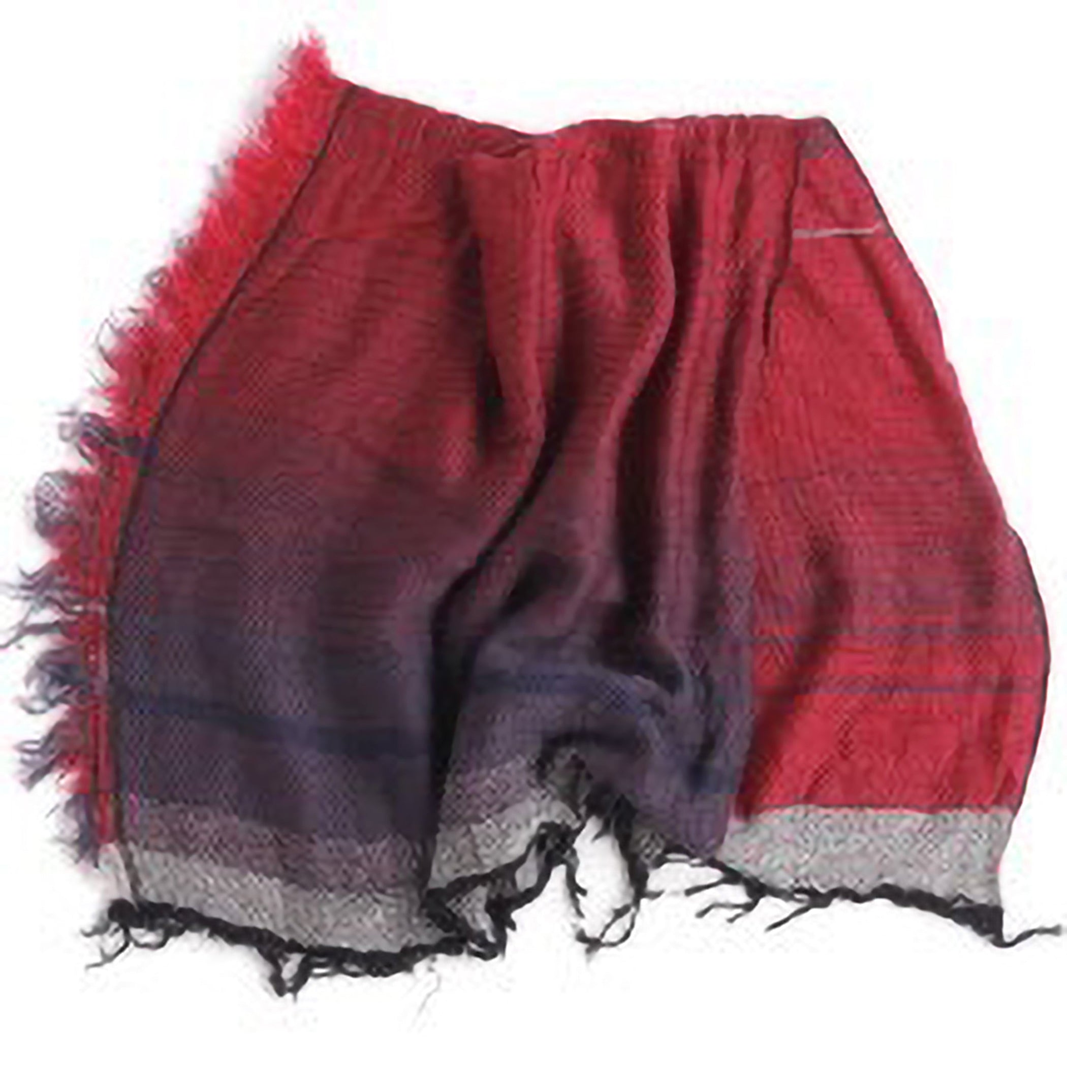TAMAKI NIIME Small Wool/Cotton Woven Scarf - Blaze