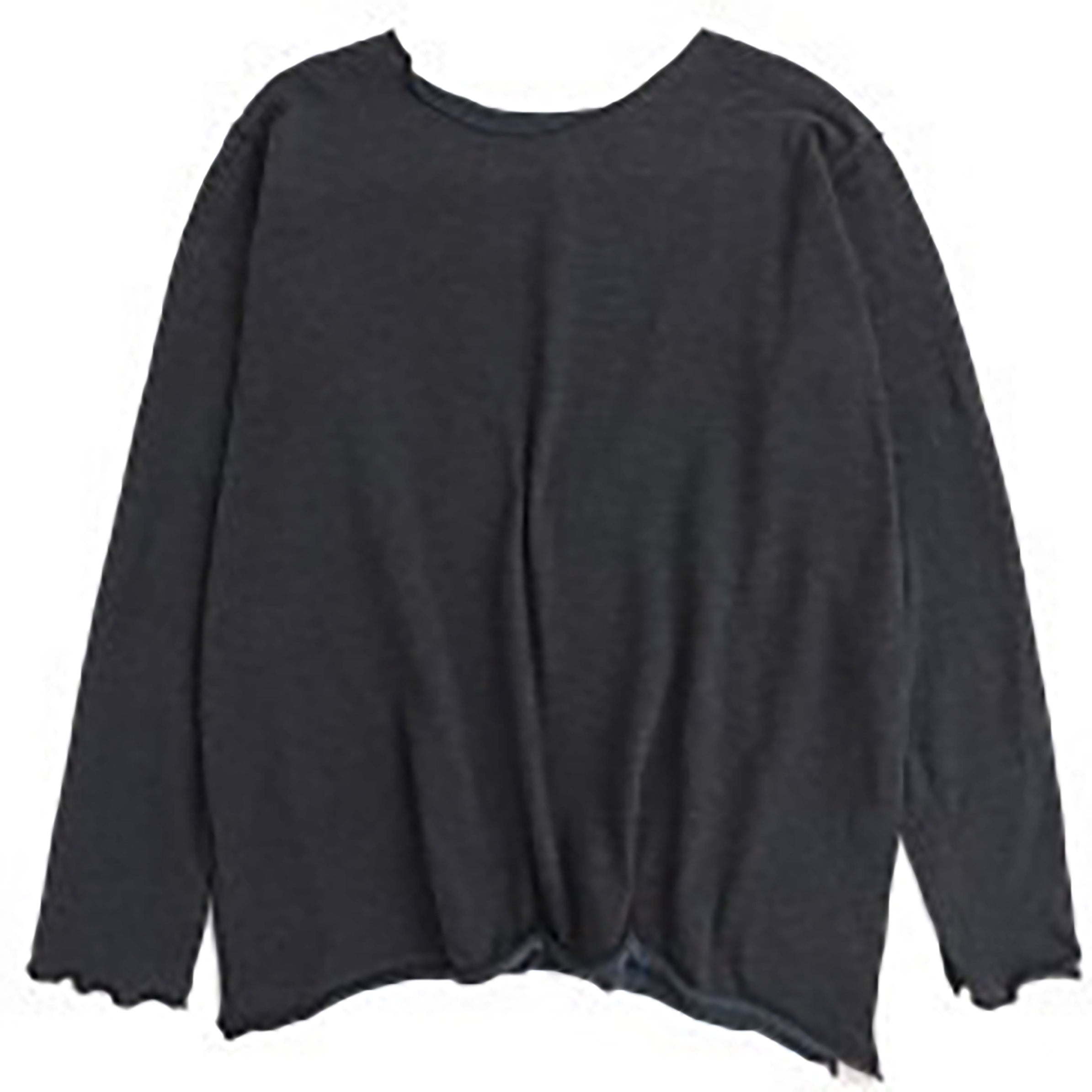 TAMAKI NIIME Cotton Long Sleeve Reversible Tee - Blurred Thunder