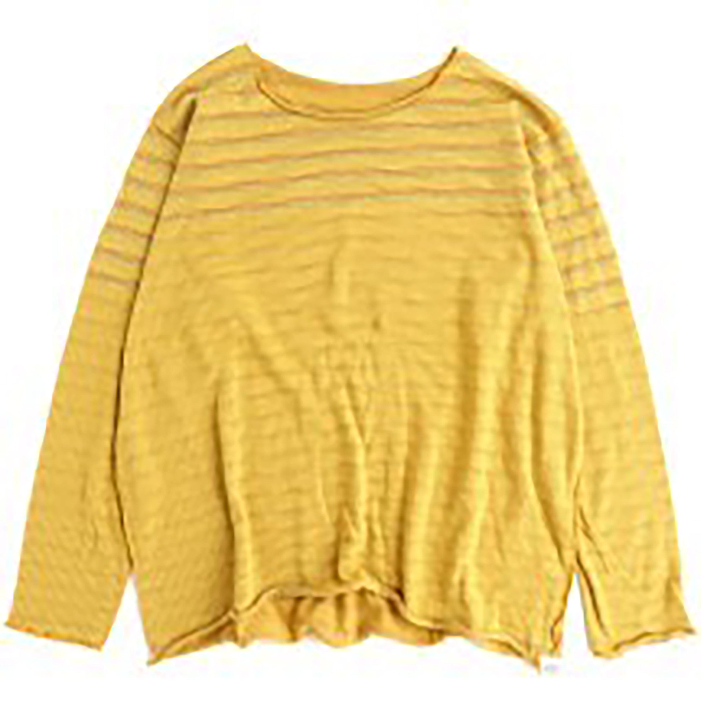 TAMAKI NIIME Cotton Long Sleeve Reversible Tee - Subtle Sunrise