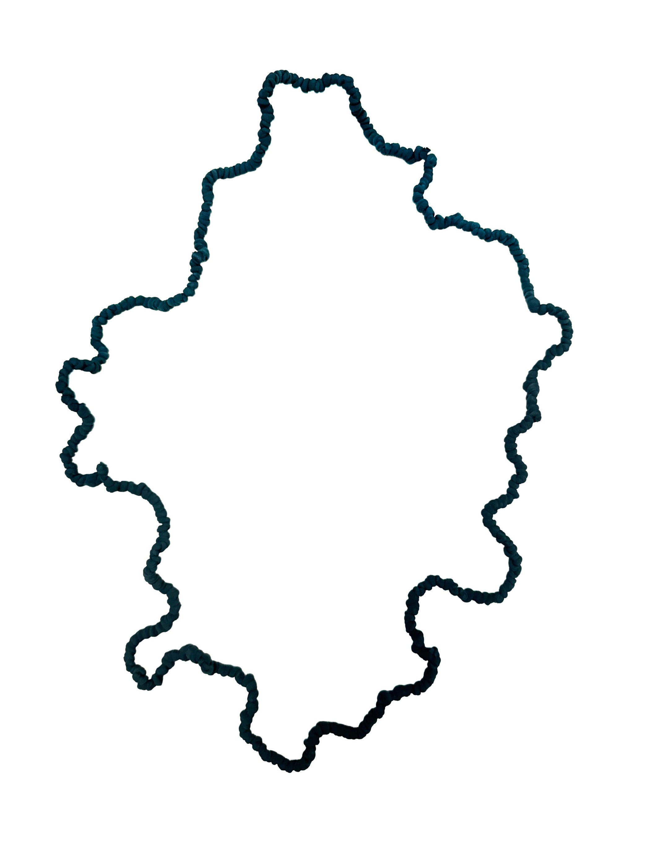 CHIARA COCOL - Knotted Scribble Necklace in Turquoise