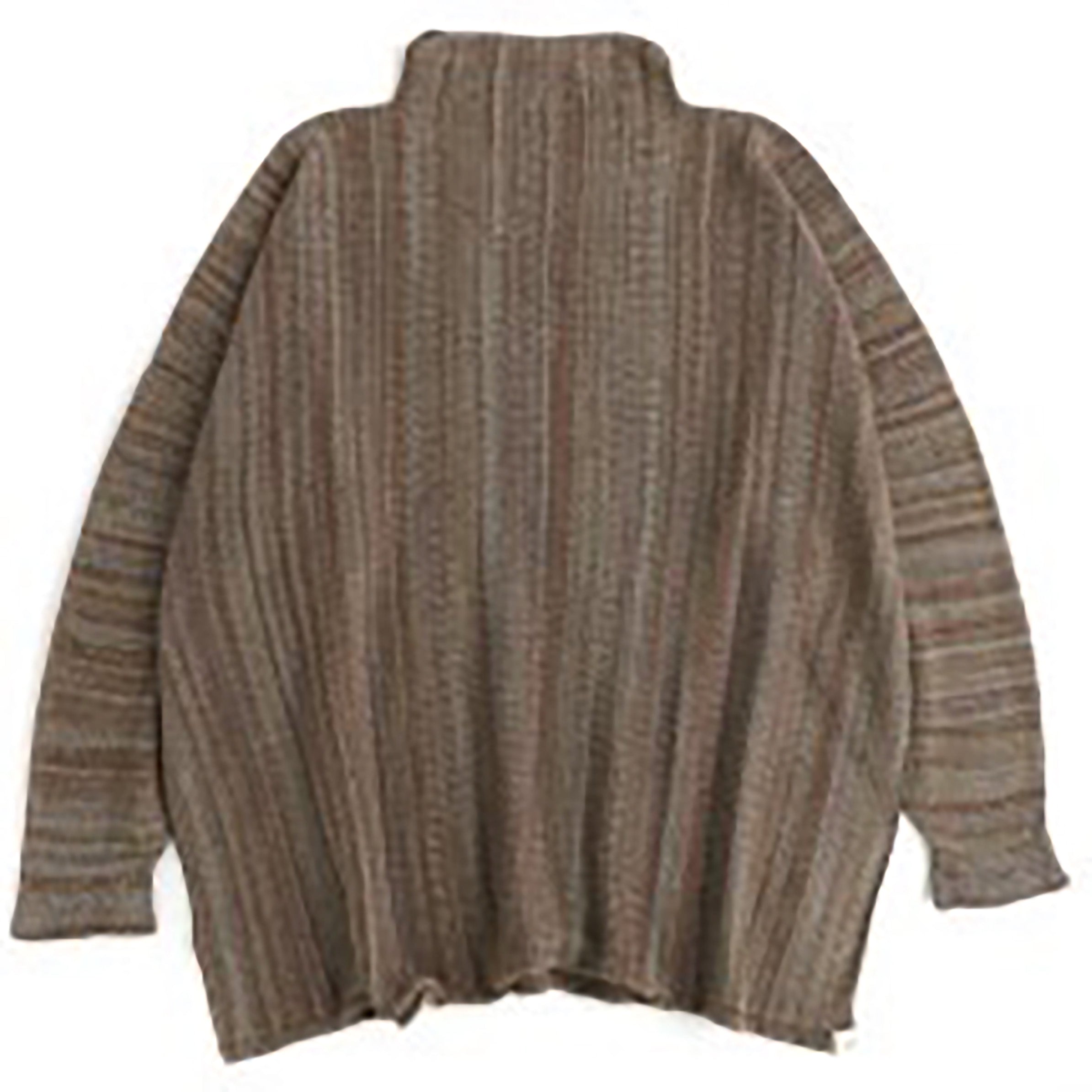 TAMAKI NIIME Mock Neck Knit Pullover - Chestnut Swirls
