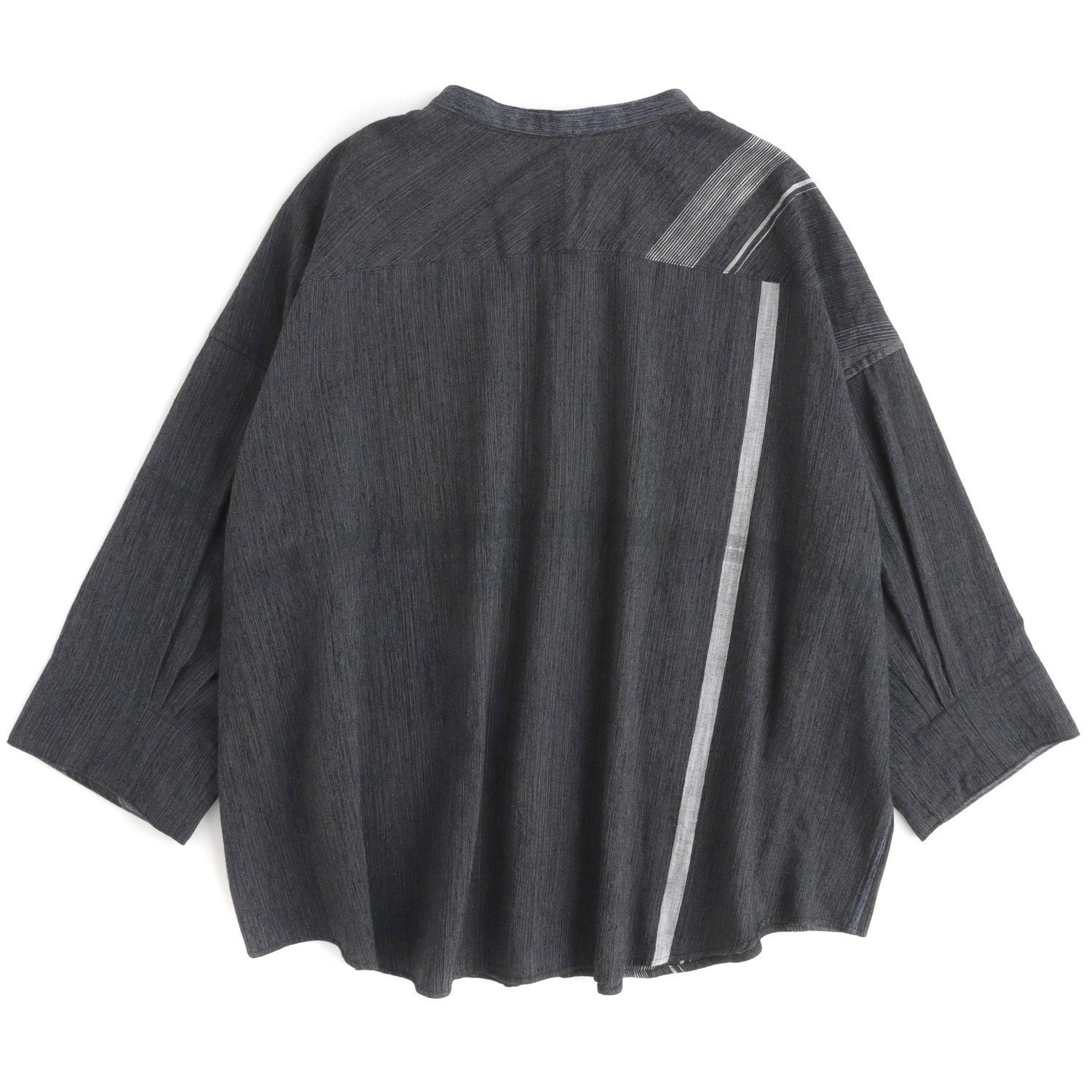 Tamaki Niime Mandarin Collared Shirt - Clouded Feelings