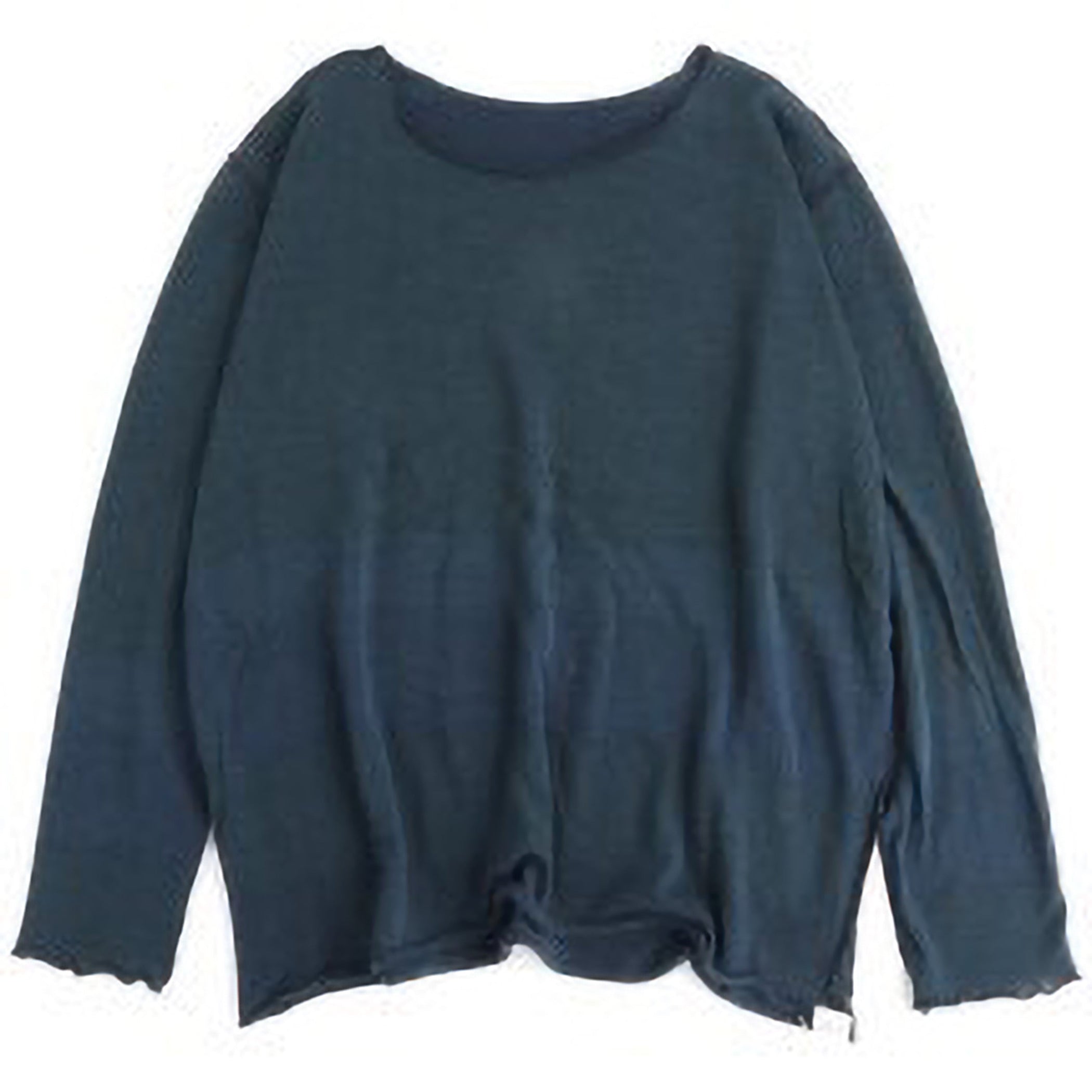 TAMAKI NIIME Cotton Long Sleeve Reversible Tee - Cyprus