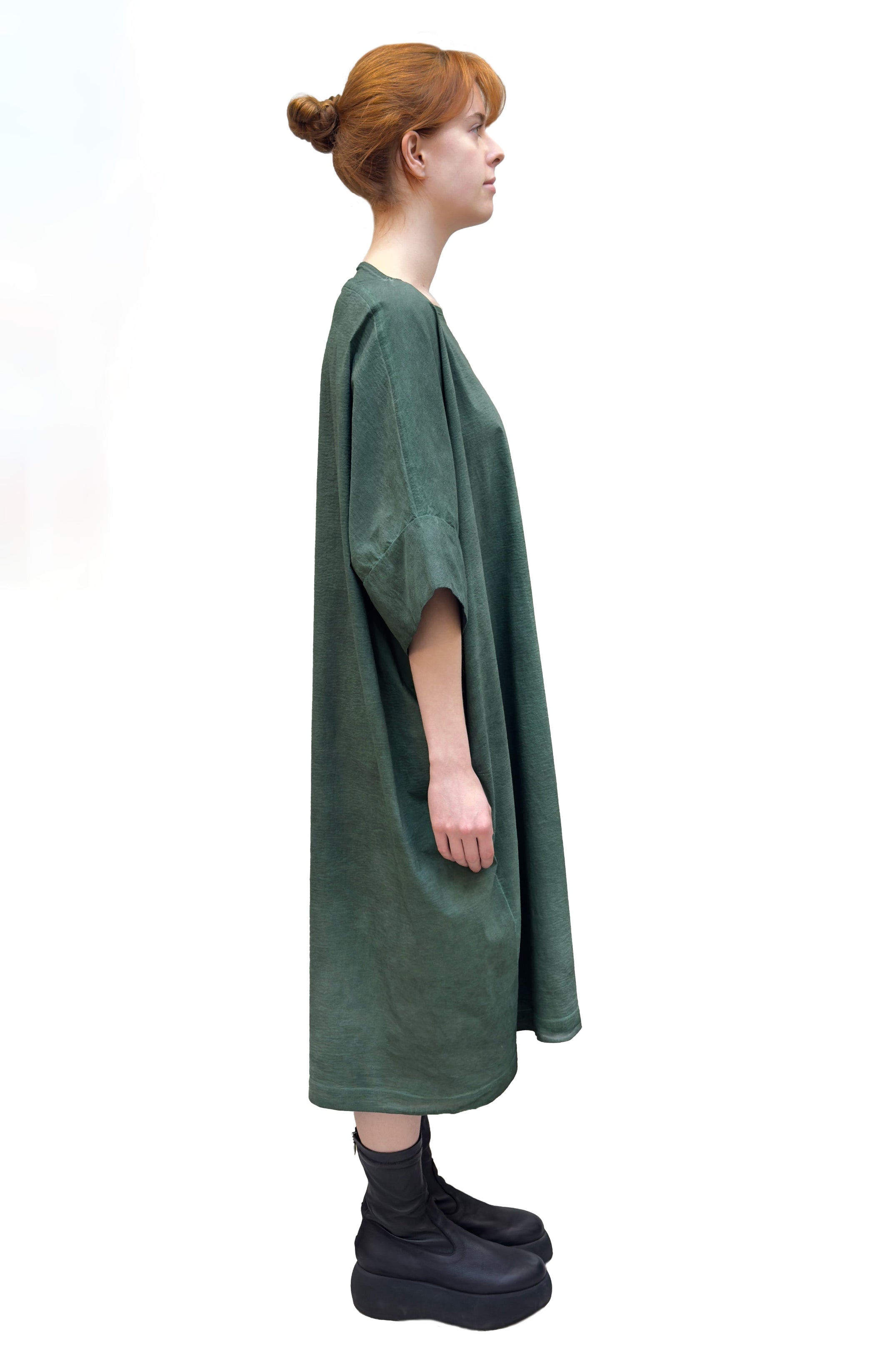 RUNDHOLZ DIP Boxy Dress in Black