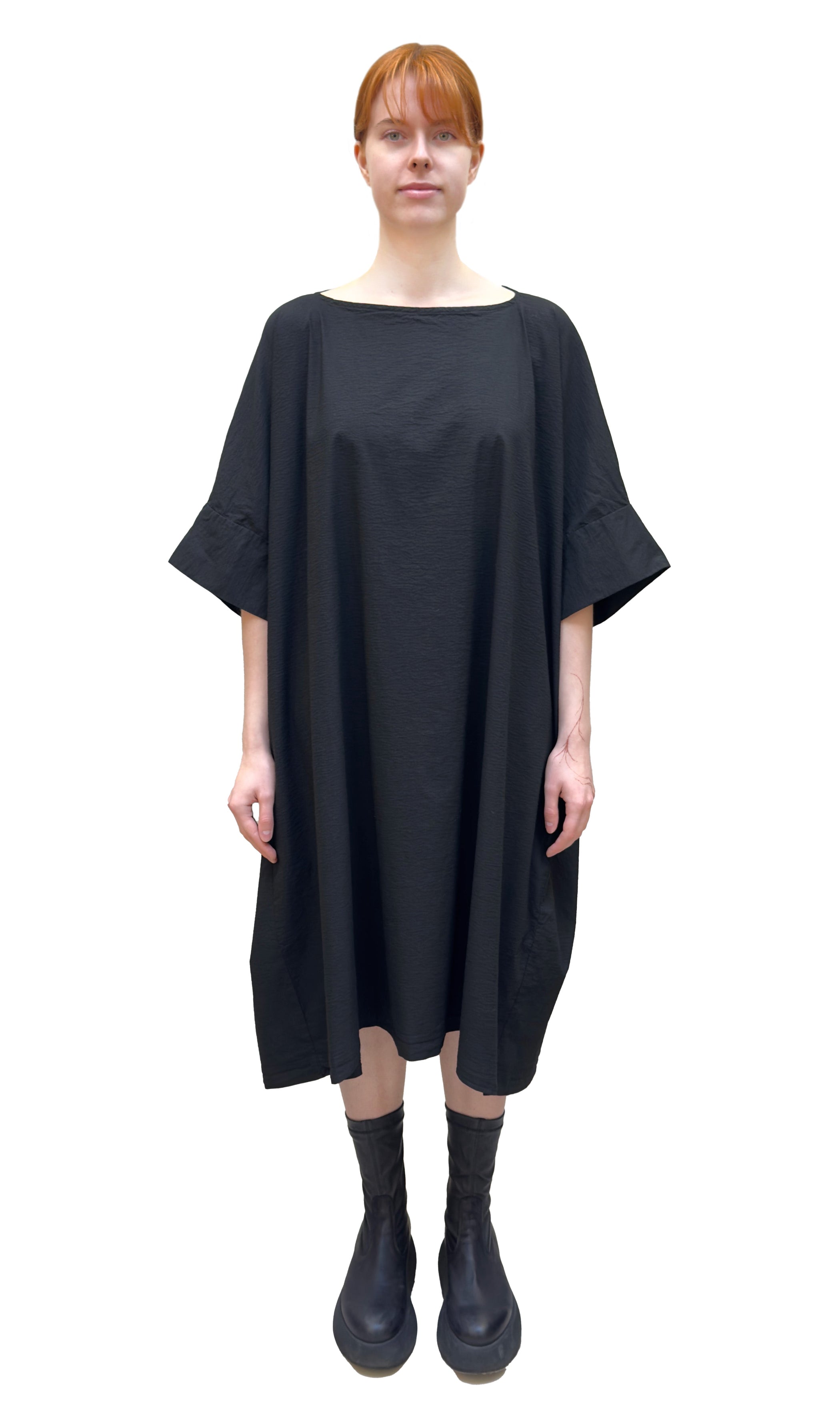 RUNDHOLZ DIP Boxy Dress in Black