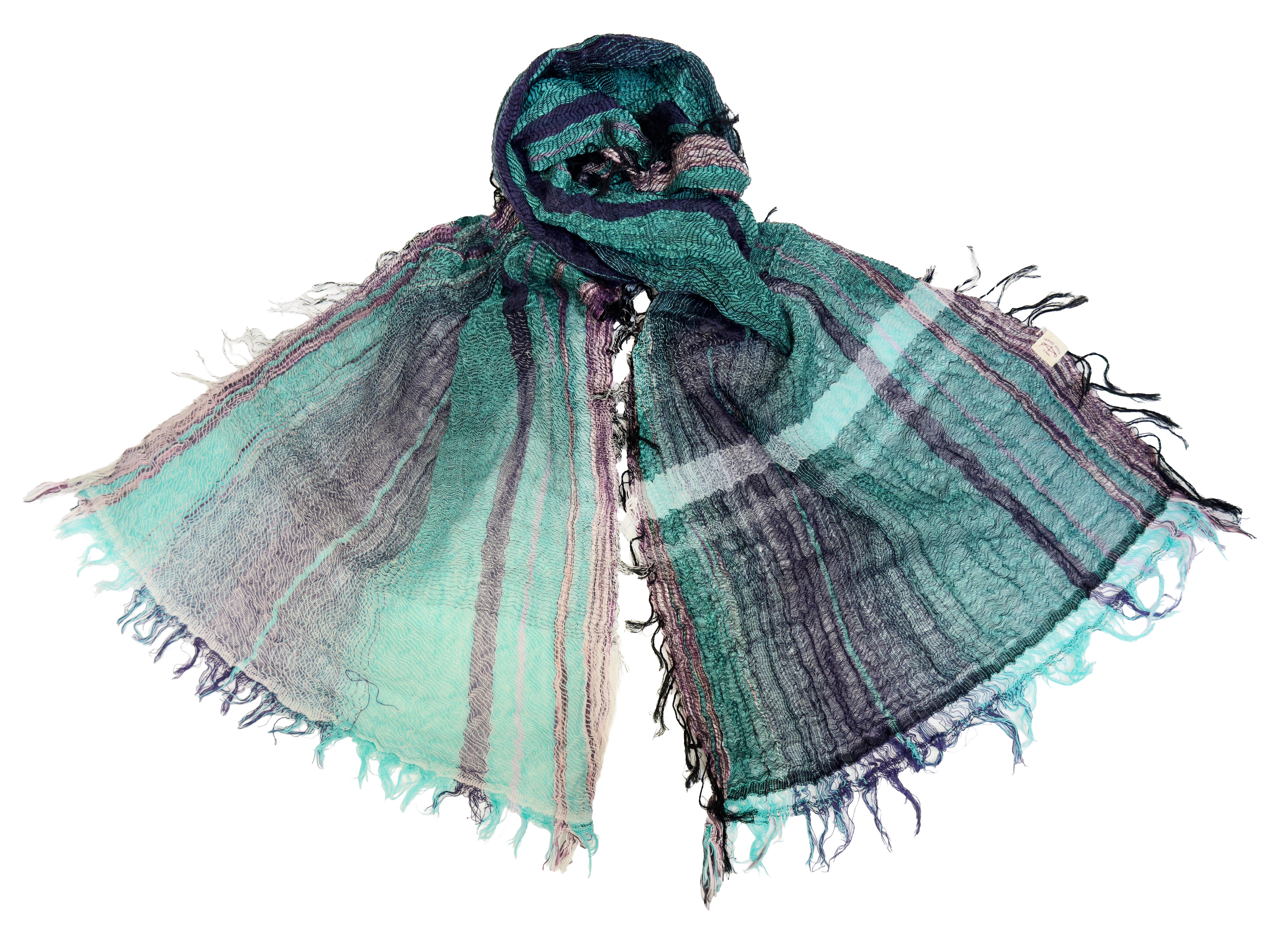 TAMAKI NIIME Small Cotton-gauze Scarf - Dreamy Breeze