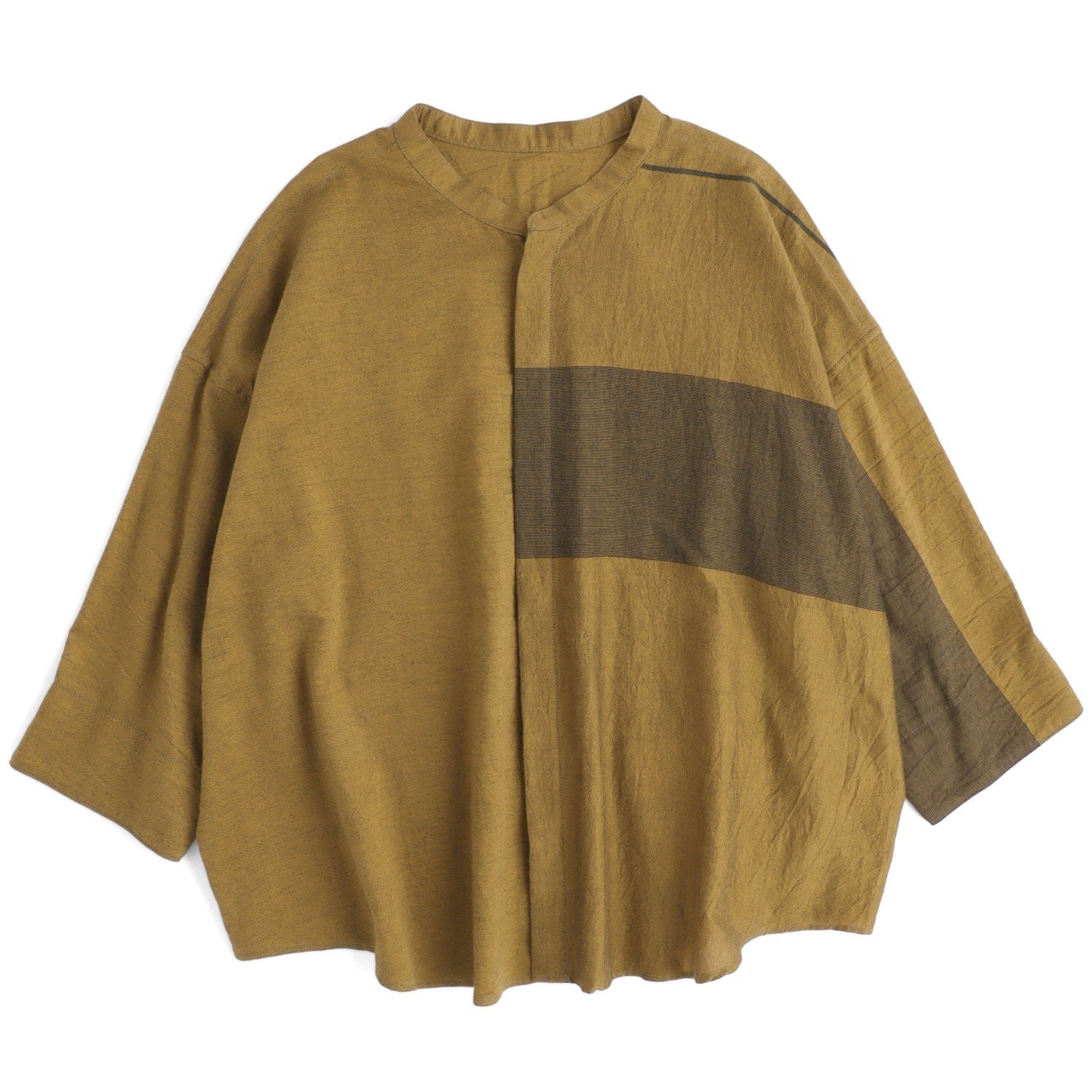 Tamaki Niime Mandarin Collared Shirt - Final Touch