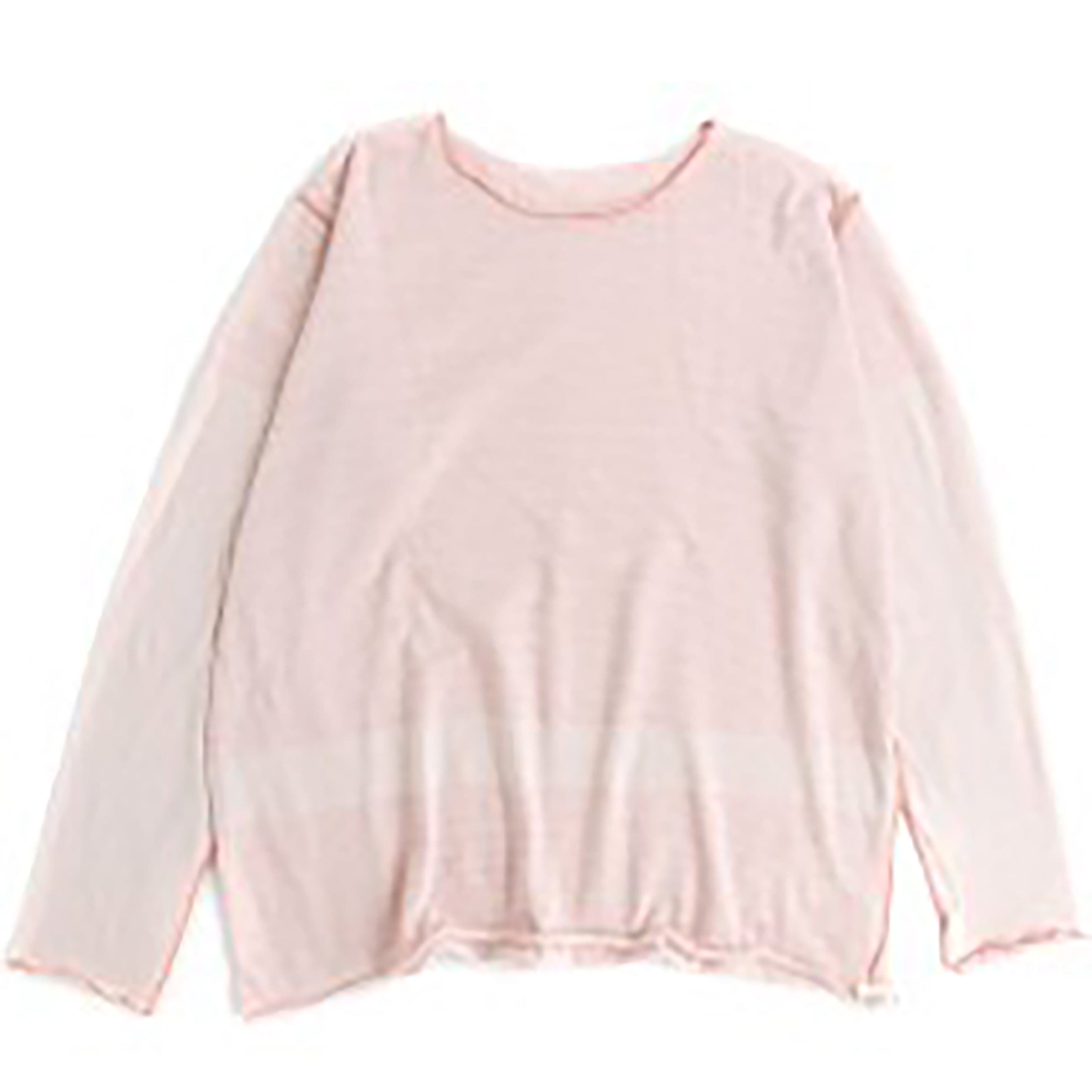 TAMAKI NIIME Cotton Long Sleeve Reversible Tee - Gentle Blush