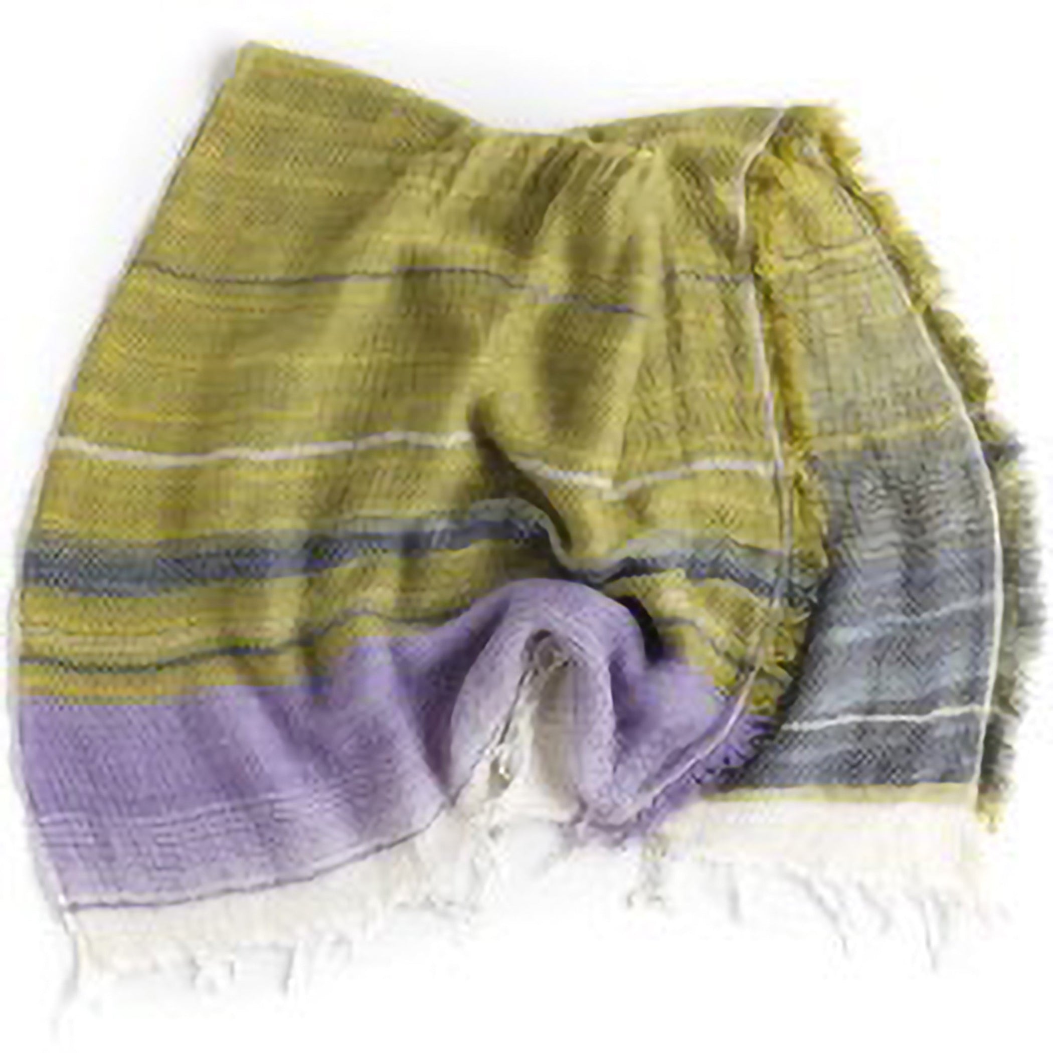 TAMAKI NIIME Small Wool/Cotton Woven Scarf - Good Morrow