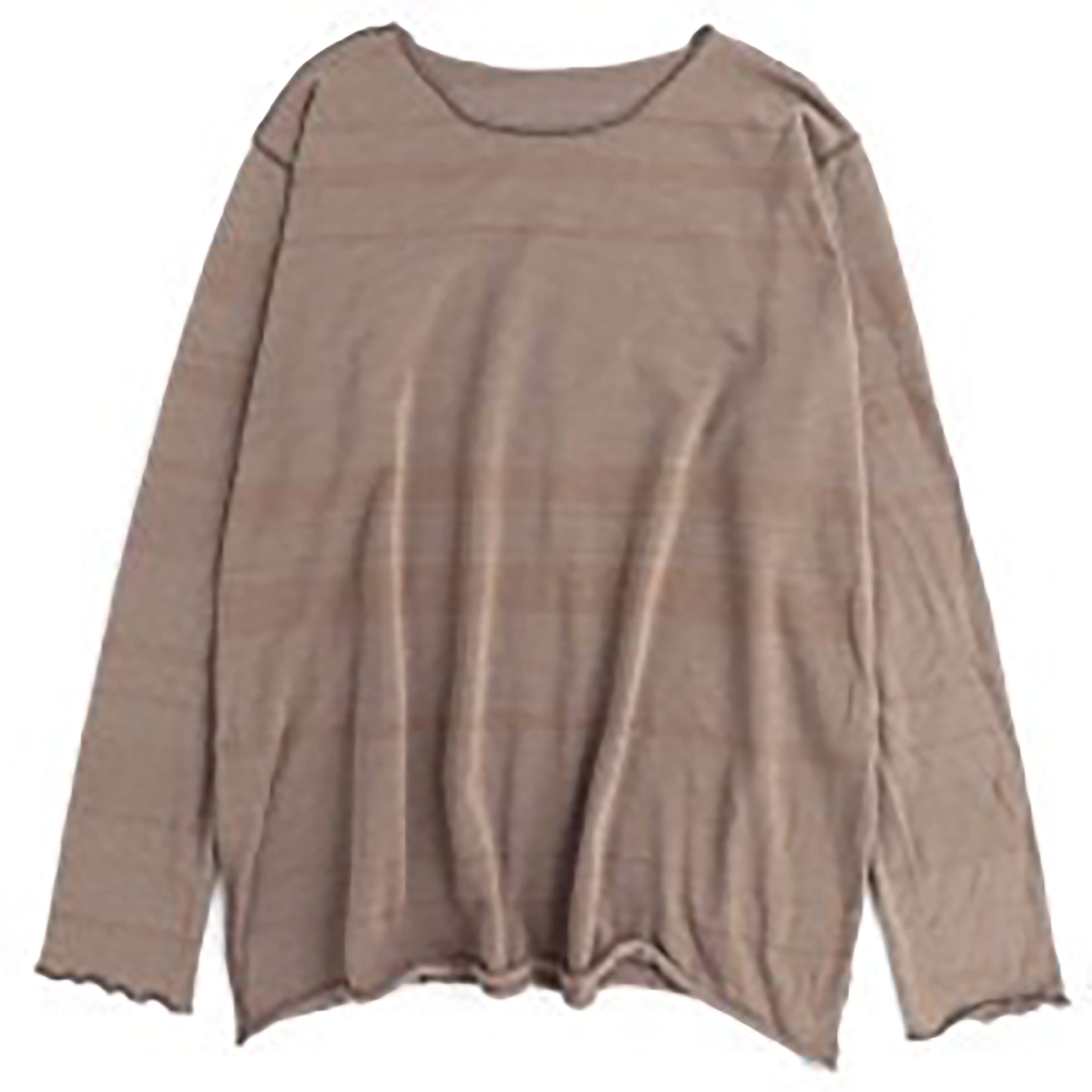 TAMAKI NIIME Cotton Long Sleeve Reversible Tee - Hidden Dunes
