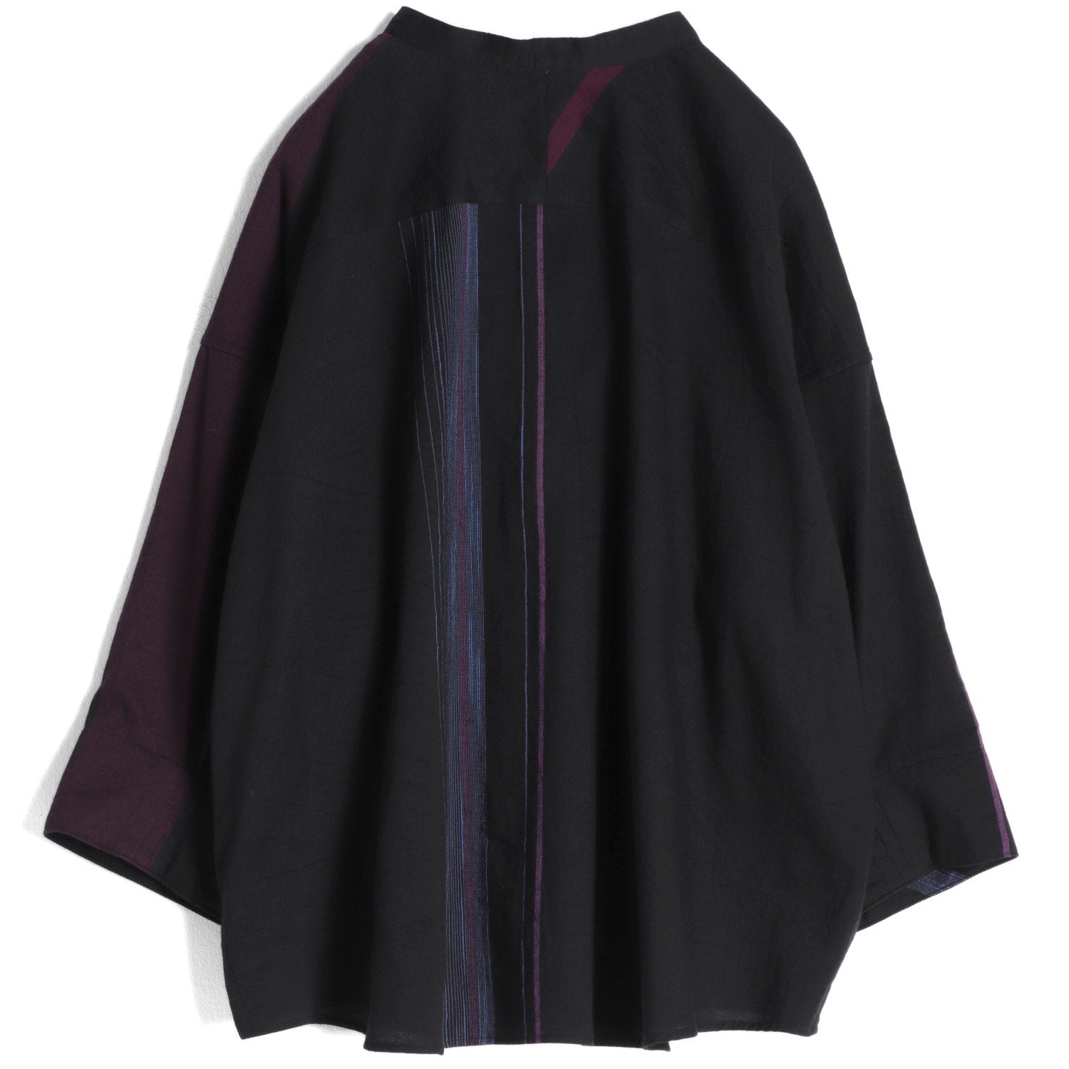 Tamaki Niime Mandarin Collared Shirt - Hidden Portal