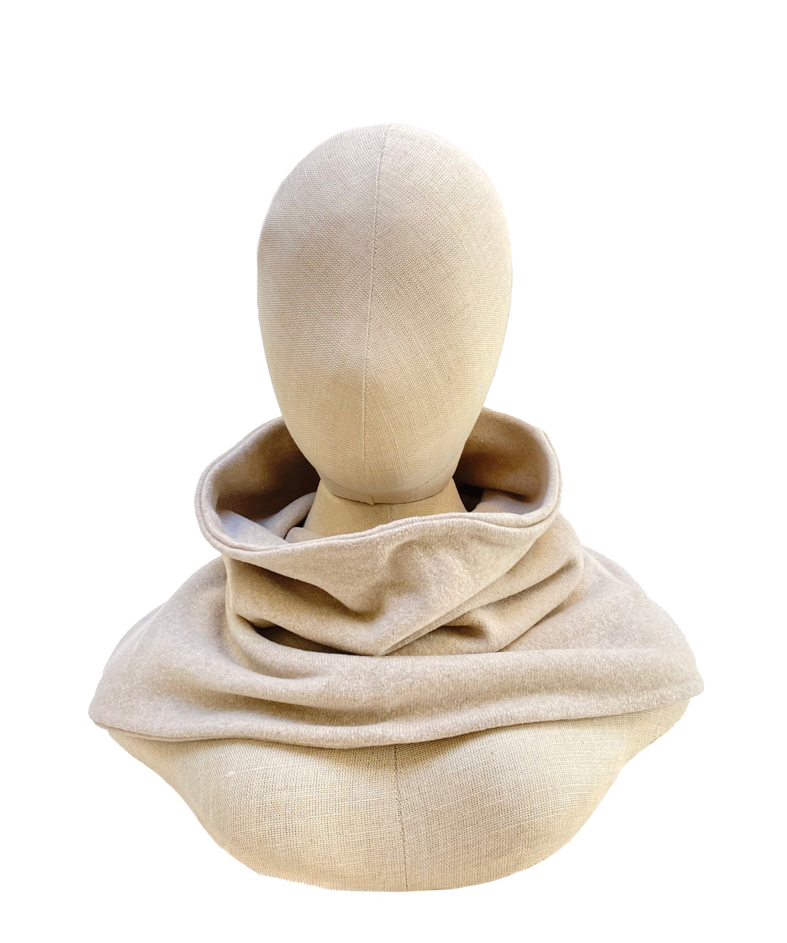 MAMA B Cozy Knit Neck Warmer in Taupe