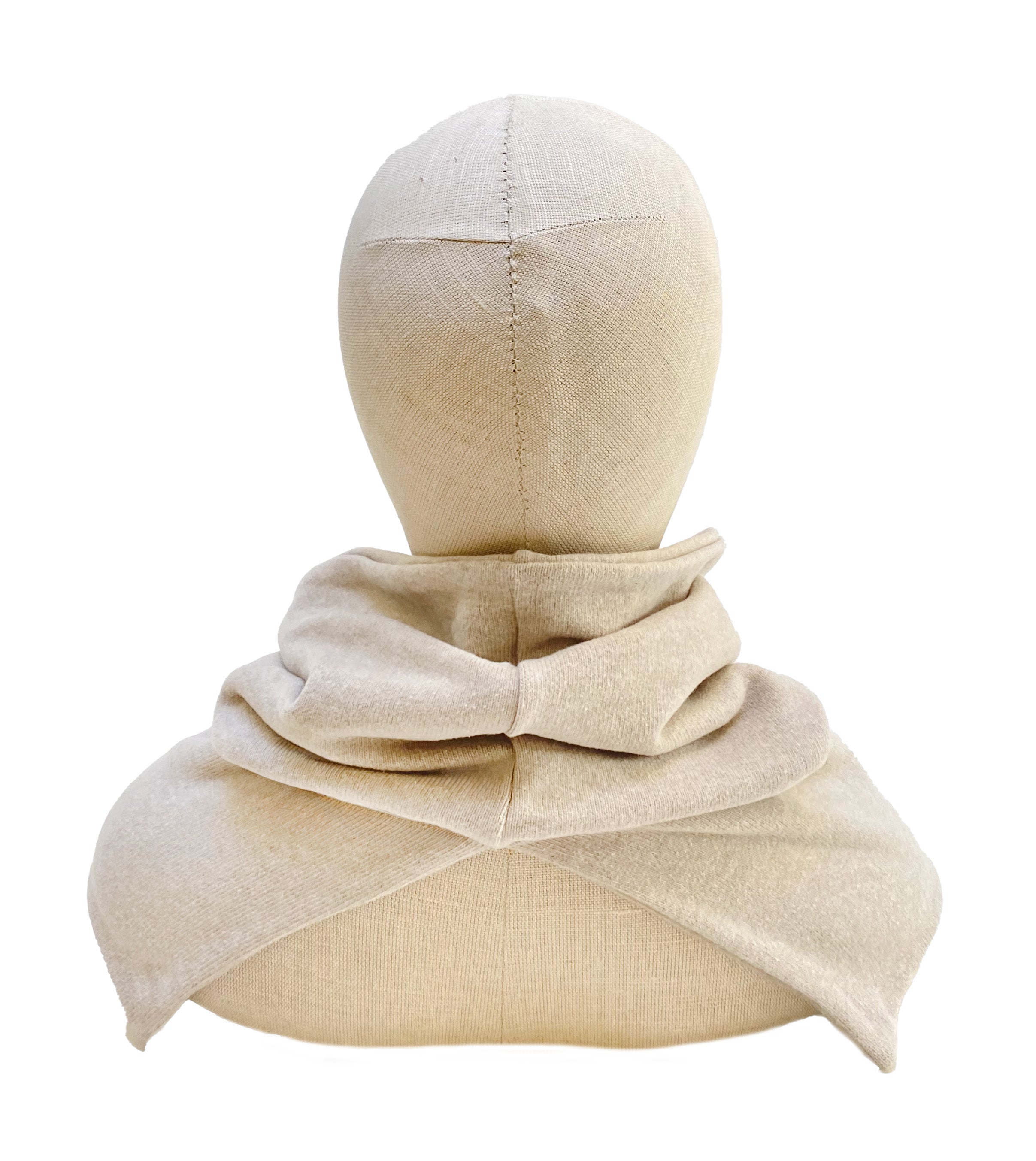 MAMA B Cozy Knit Neck Warmer in Taupe