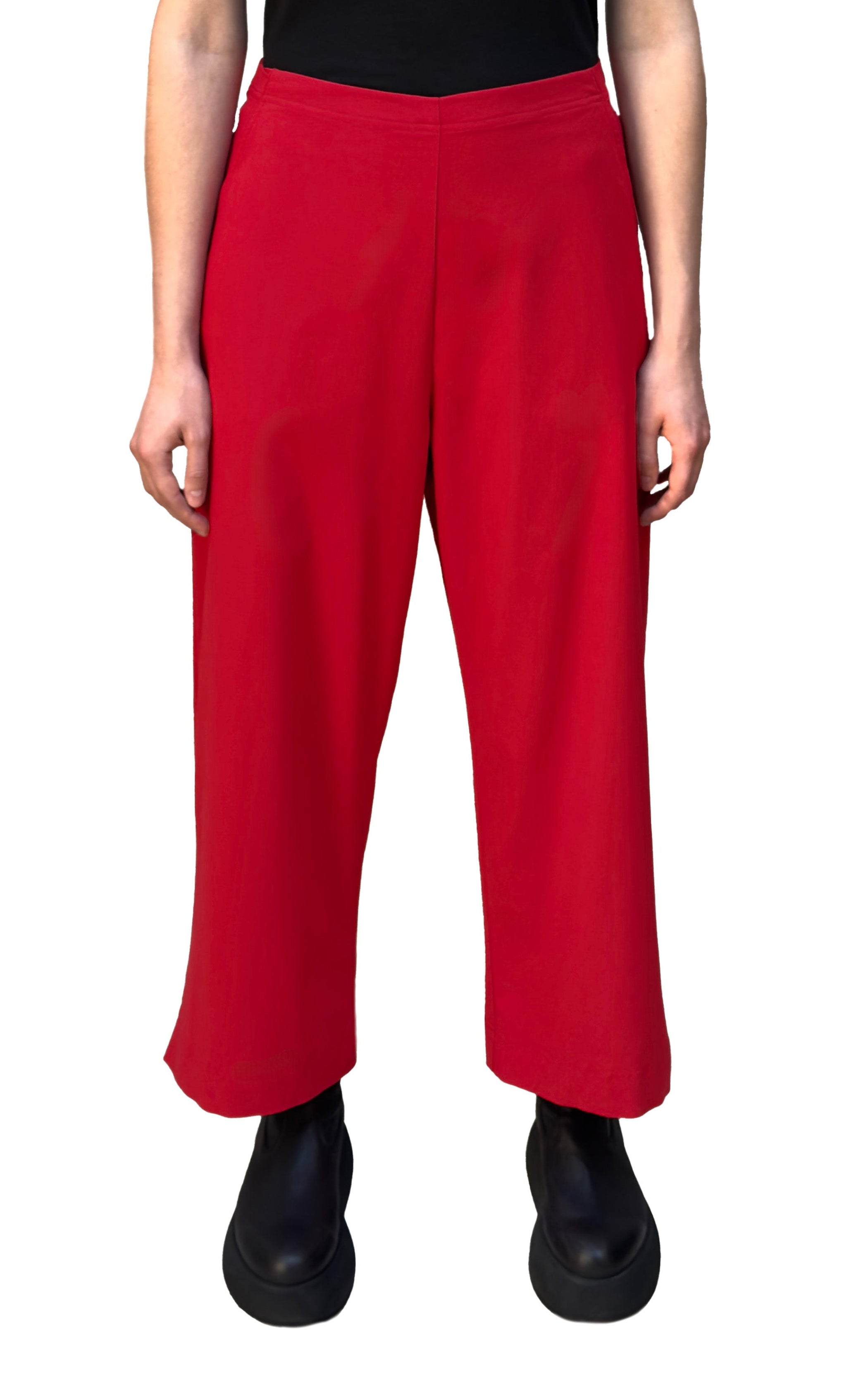 RUNDHOLZ BLACK LABEL Wide Leg Pant in Rose