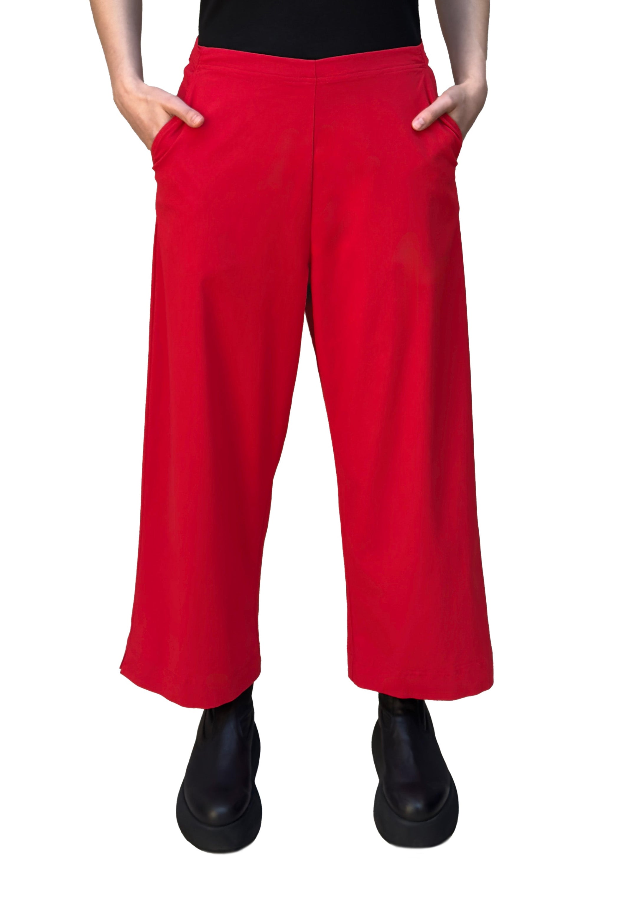 RUNDHOLZ BLACK LABEL Wide Leg Pant in Rose