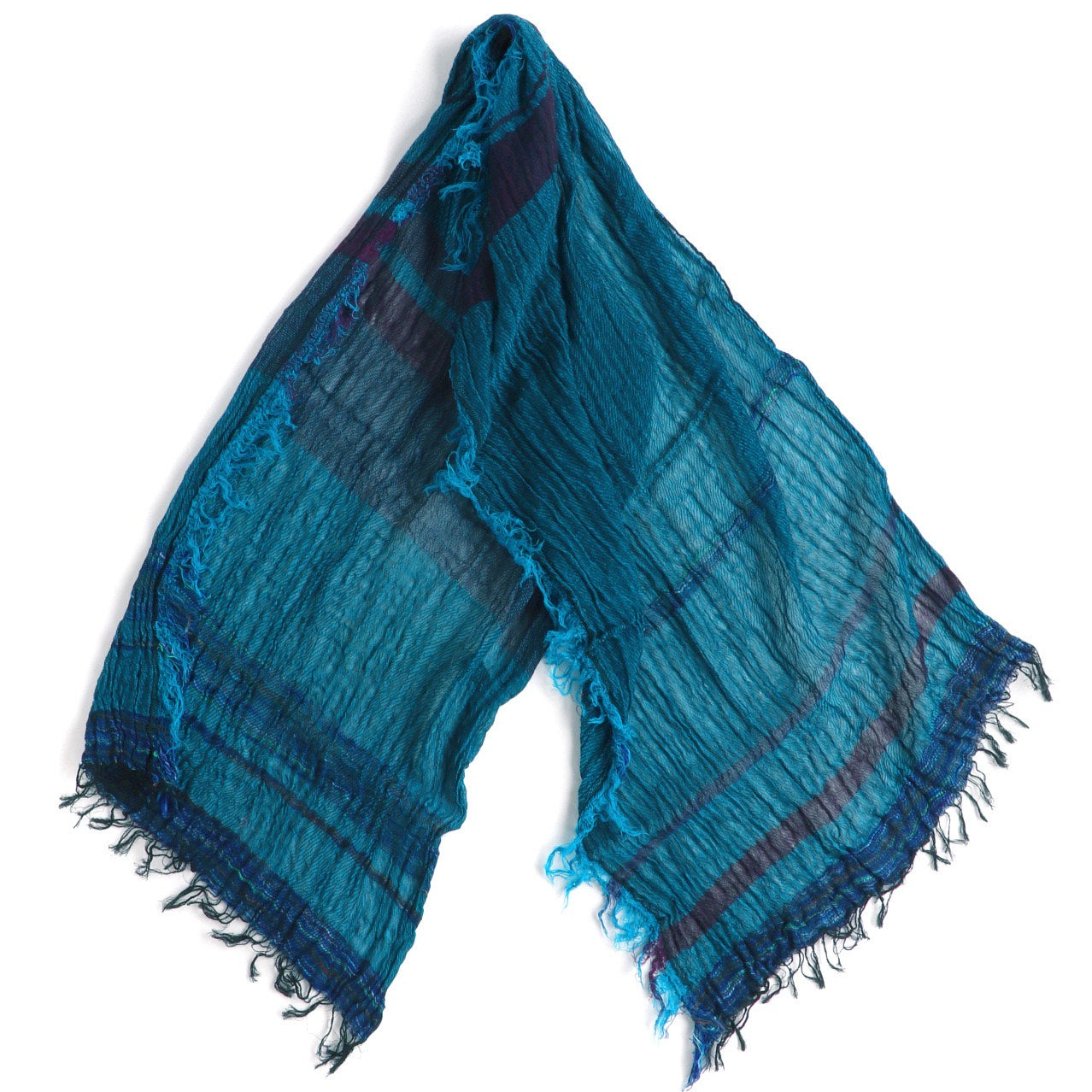 TAMAKI NIIME Medium Cotton-gauze Scarf - Colourful Lake