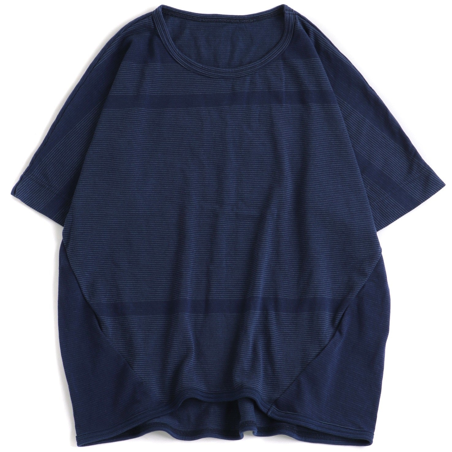 Tamaki Niime Dolman Short Sleeve Tee - Faded Blue - Size 2