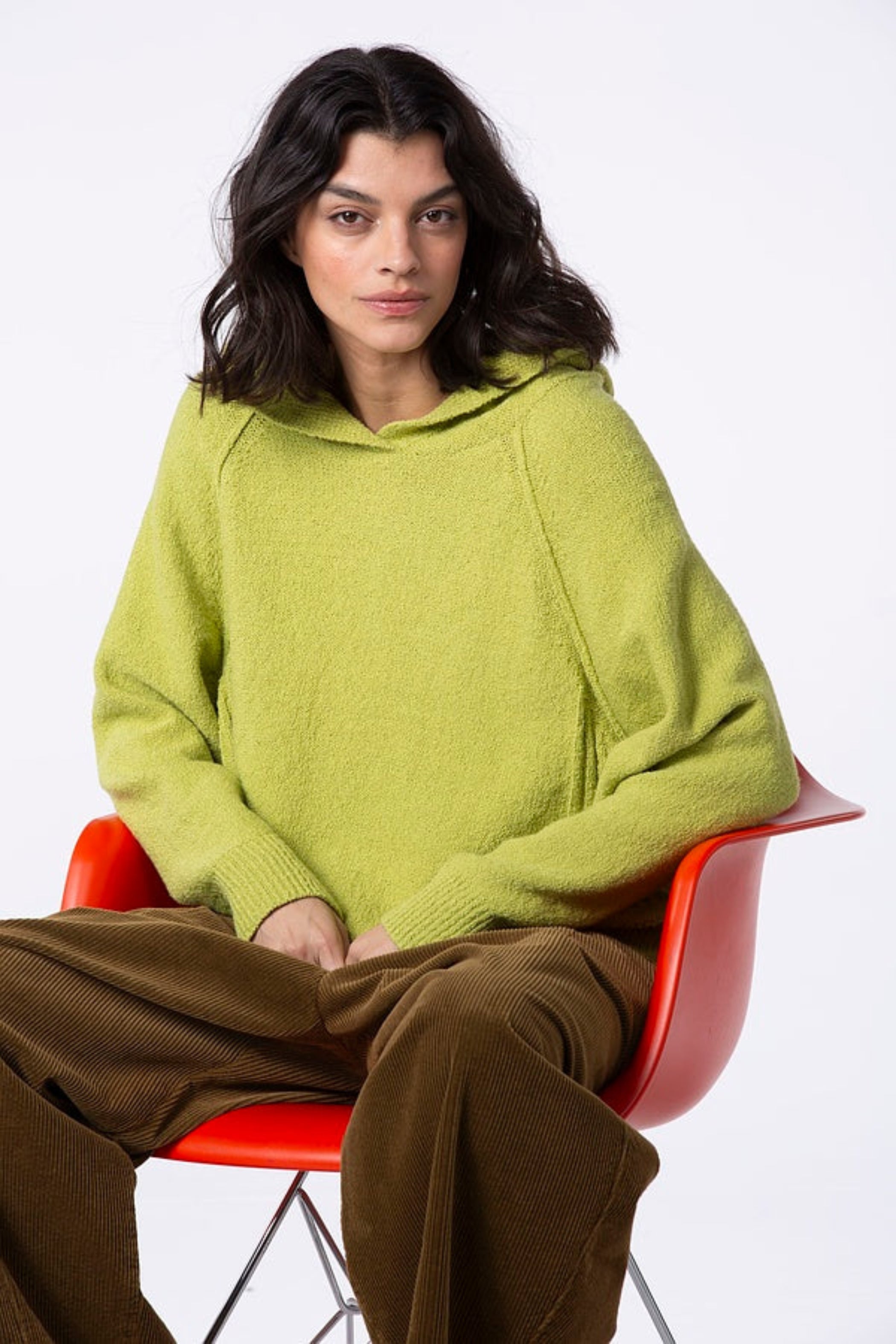 OSKA Hooded Sweater in Oasis