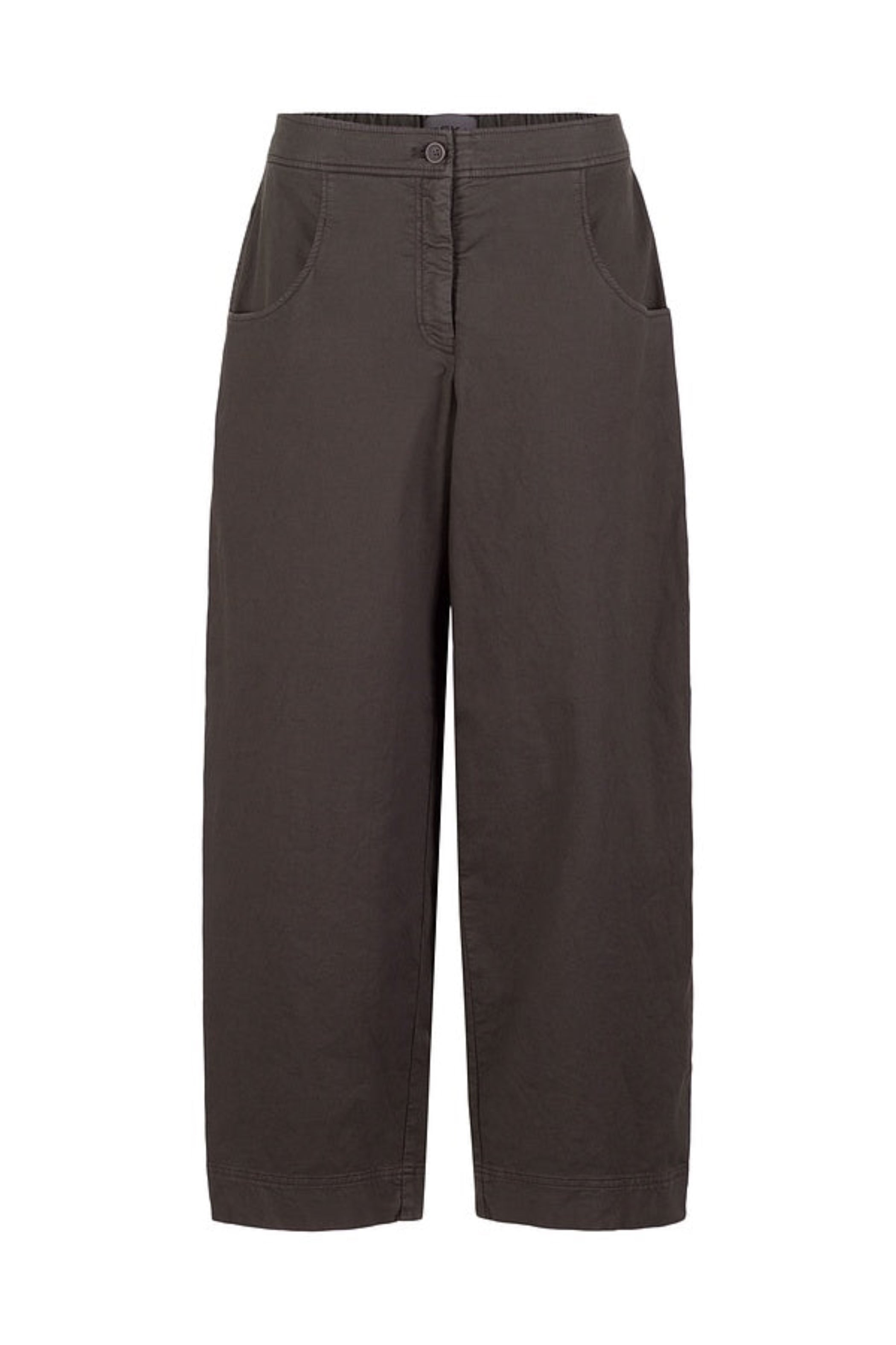 OSKA Cotton Barrel Leg Pant in Sepia