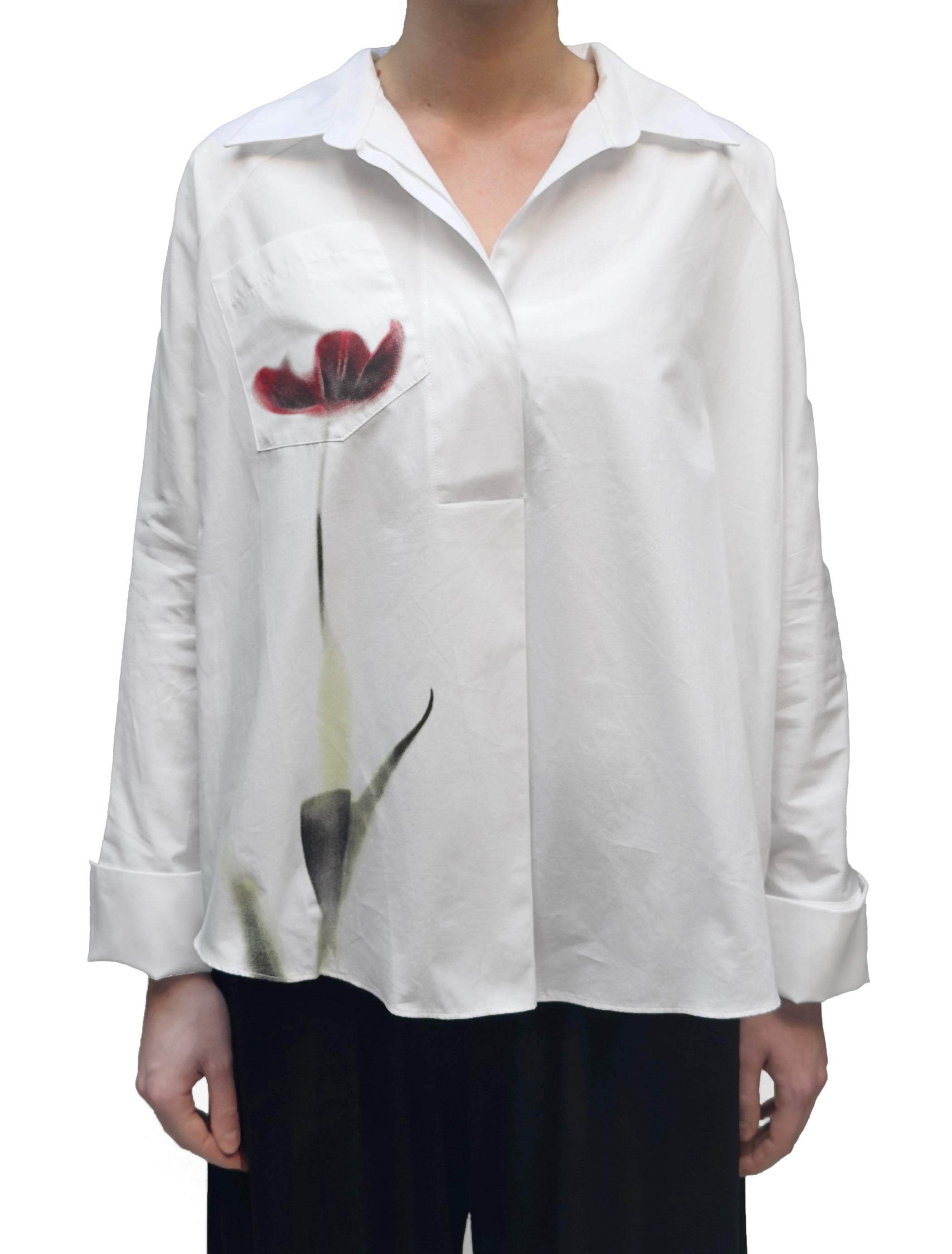 BIZE - Floral Print Cotton Shirt