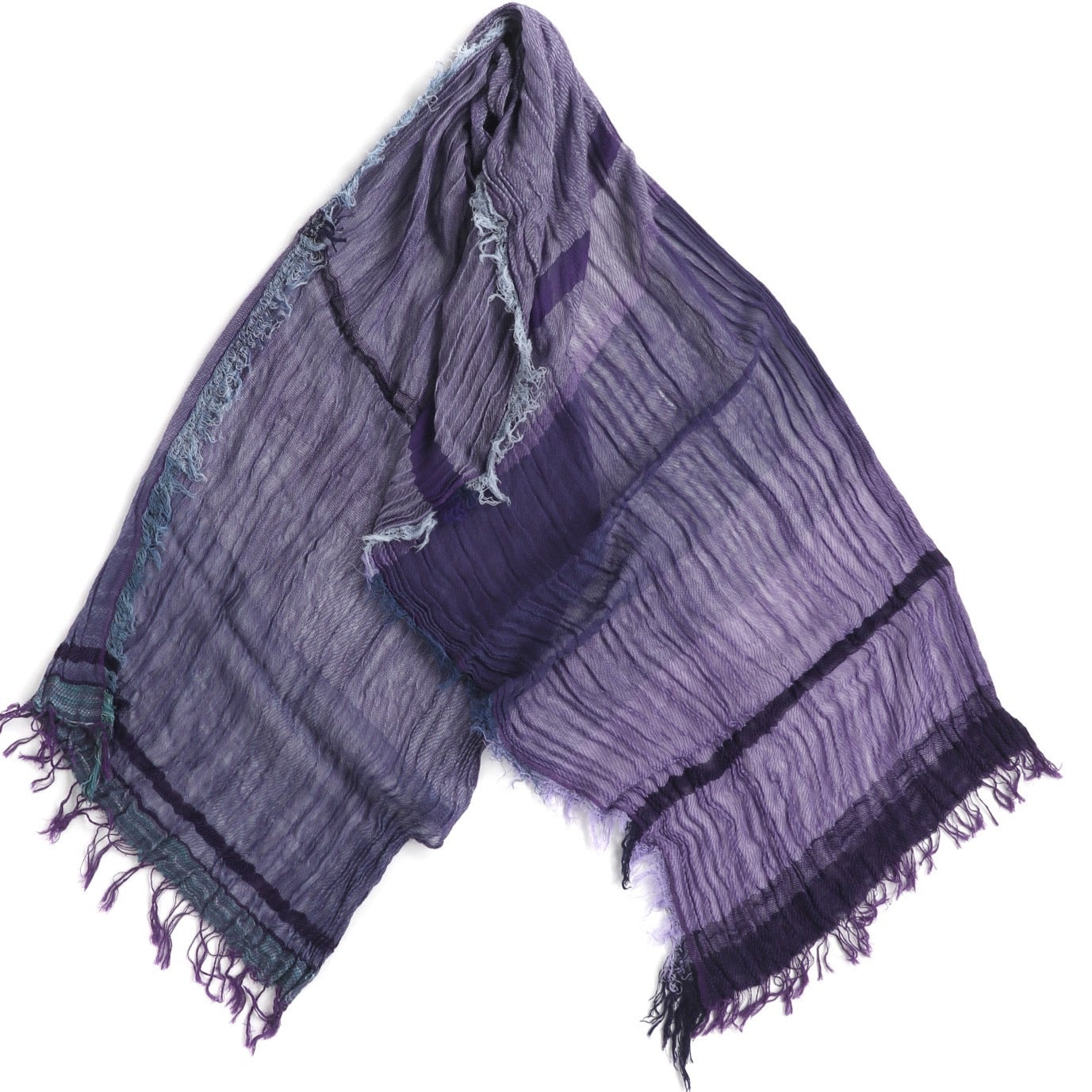 TAMAKI NIIME Medium Cotton-gauze scarf - Purple Frenzy