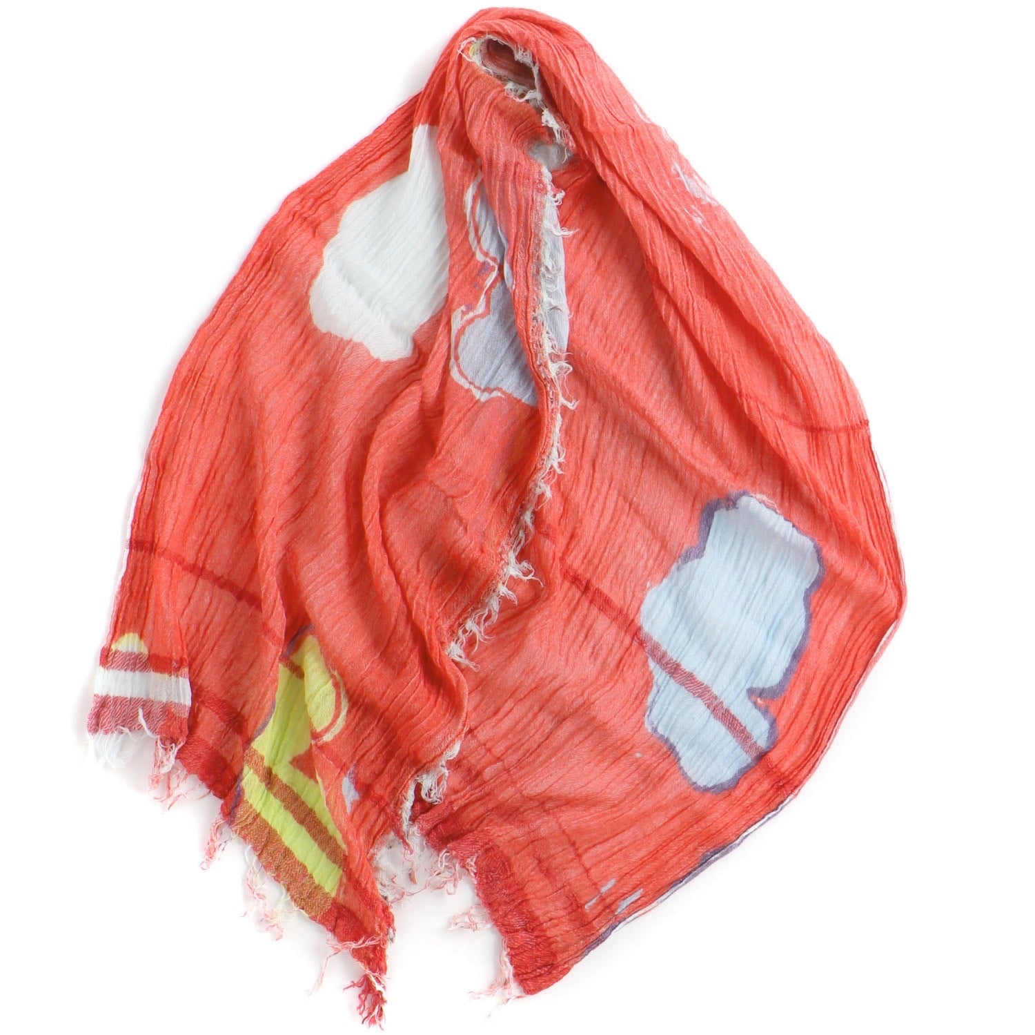 TAMAKI NIIME Medium Cotton-gauze Scarf with Print - Fresh Spring