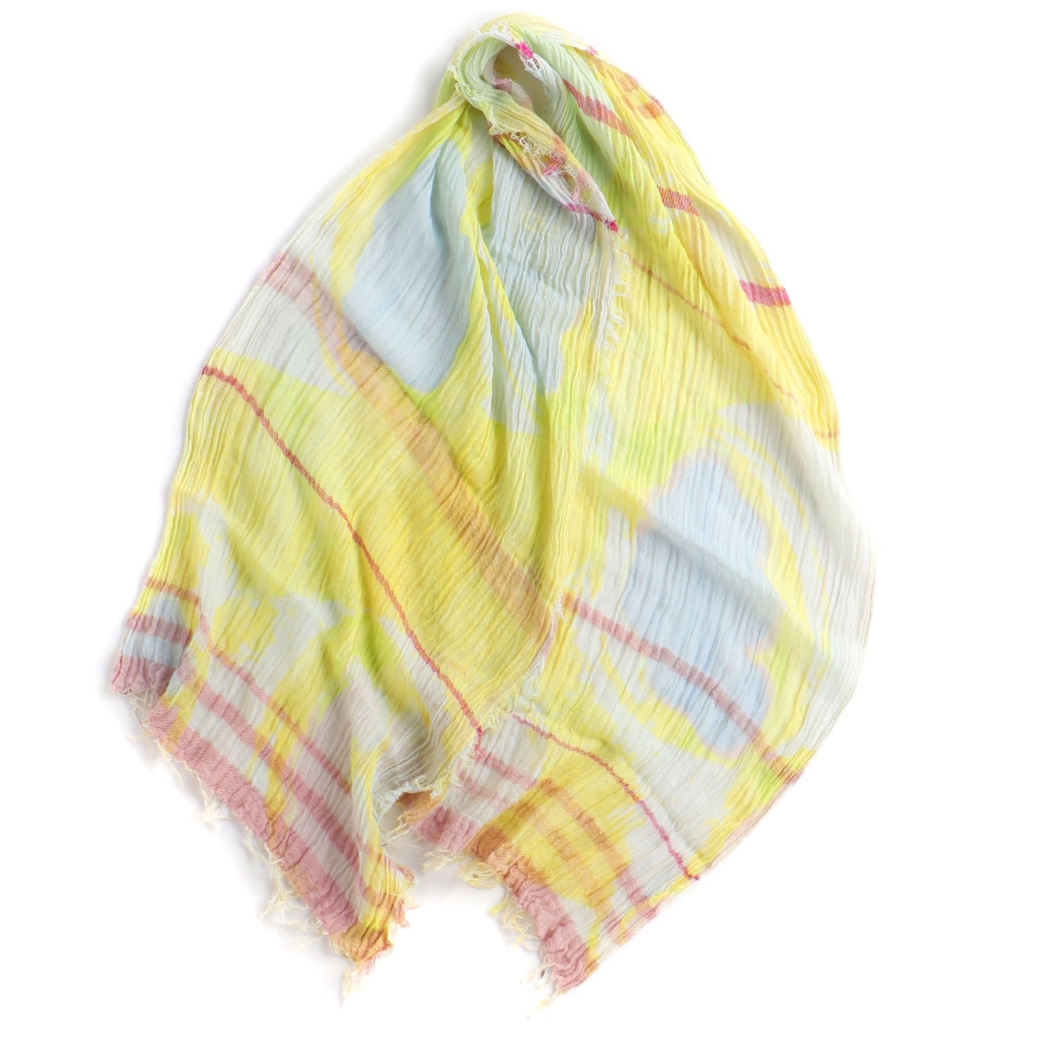 TAMAKI NIIME Medium Cotton-gauze Scarf with Print - Summer Meadow