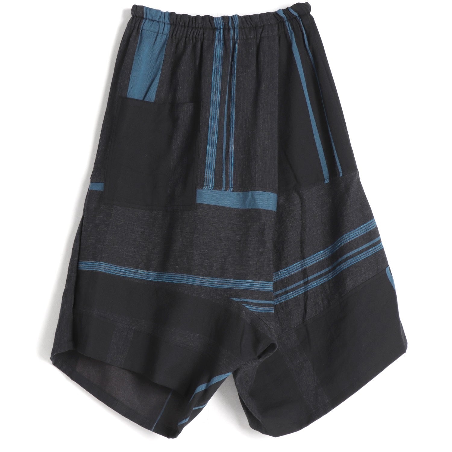 Tamaki Niime Drop Rise Cotton Pant - Striped Planet