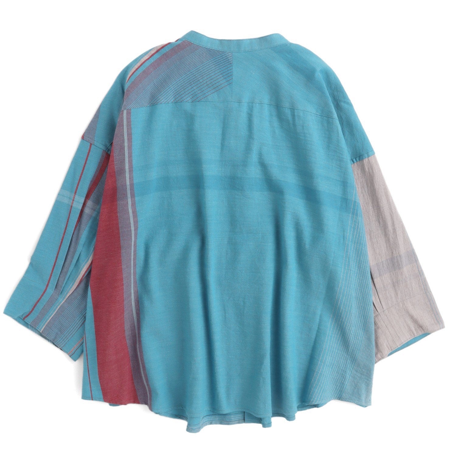 Tamaki Niime Mandarin Collared Shirt - Summer Solstice
