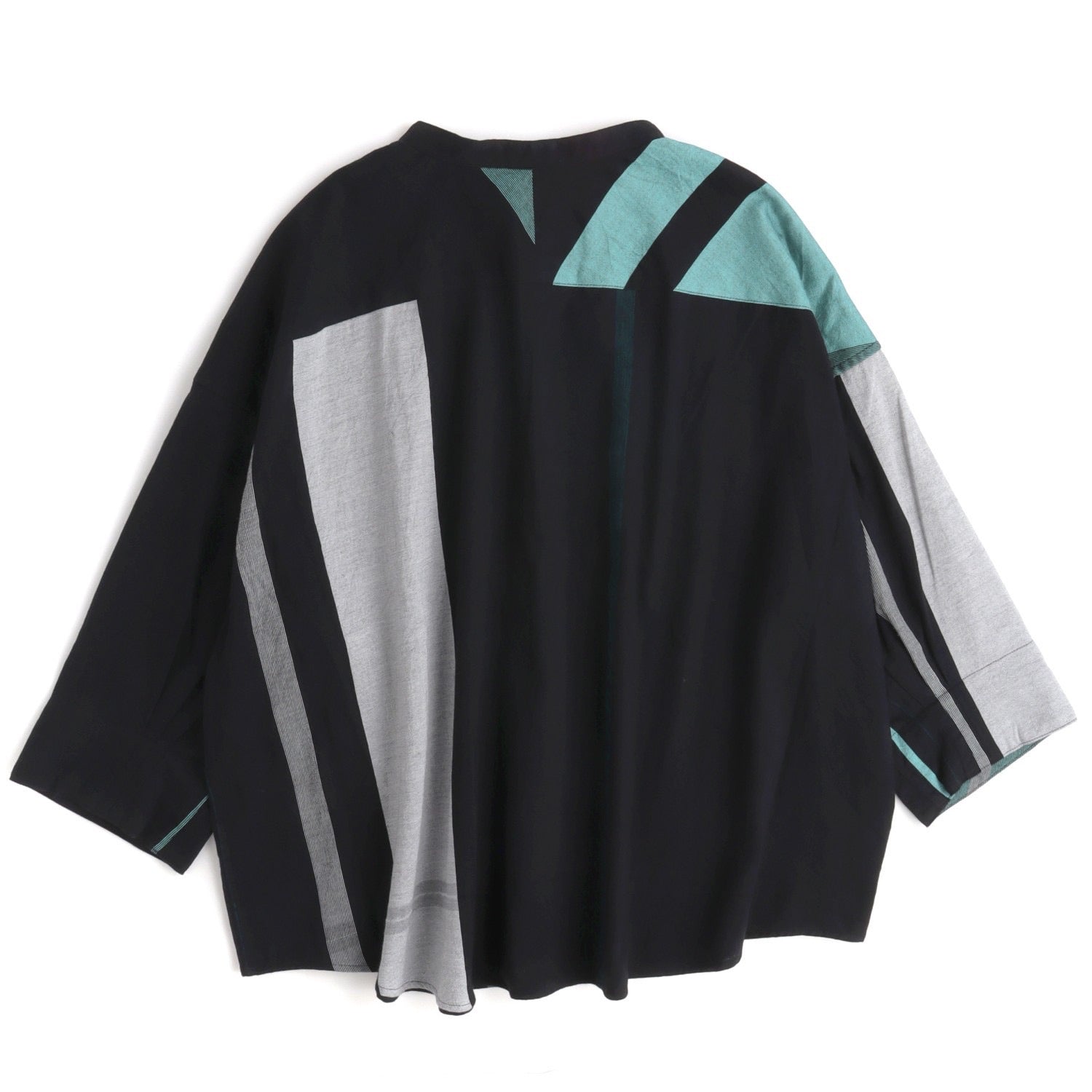 Tamaki Niime Mandarin Collared Shirt - Summer Night