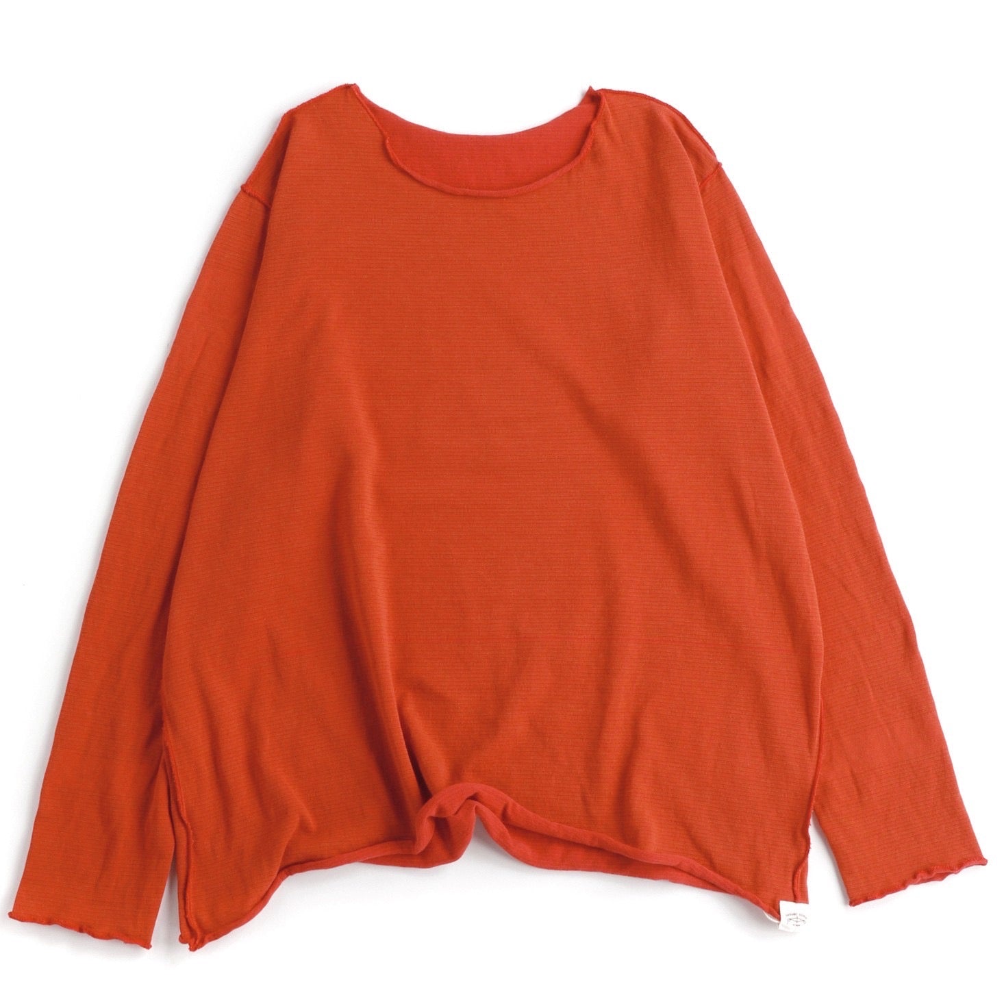 TAMAKI NIIME Cotton Long Sleeve Reversible Tee - Tangerine Titans