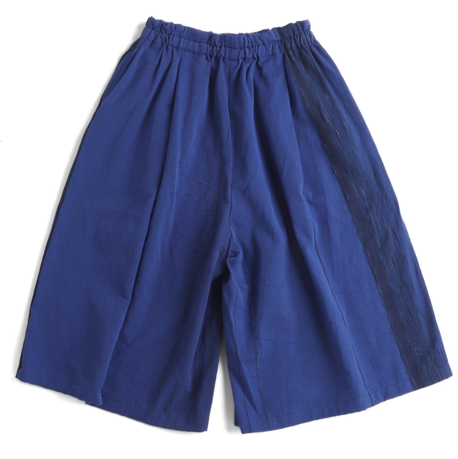 TAMAKI NIIME Pocketed Cropped Wide Leg Pants - Blue Frenzy