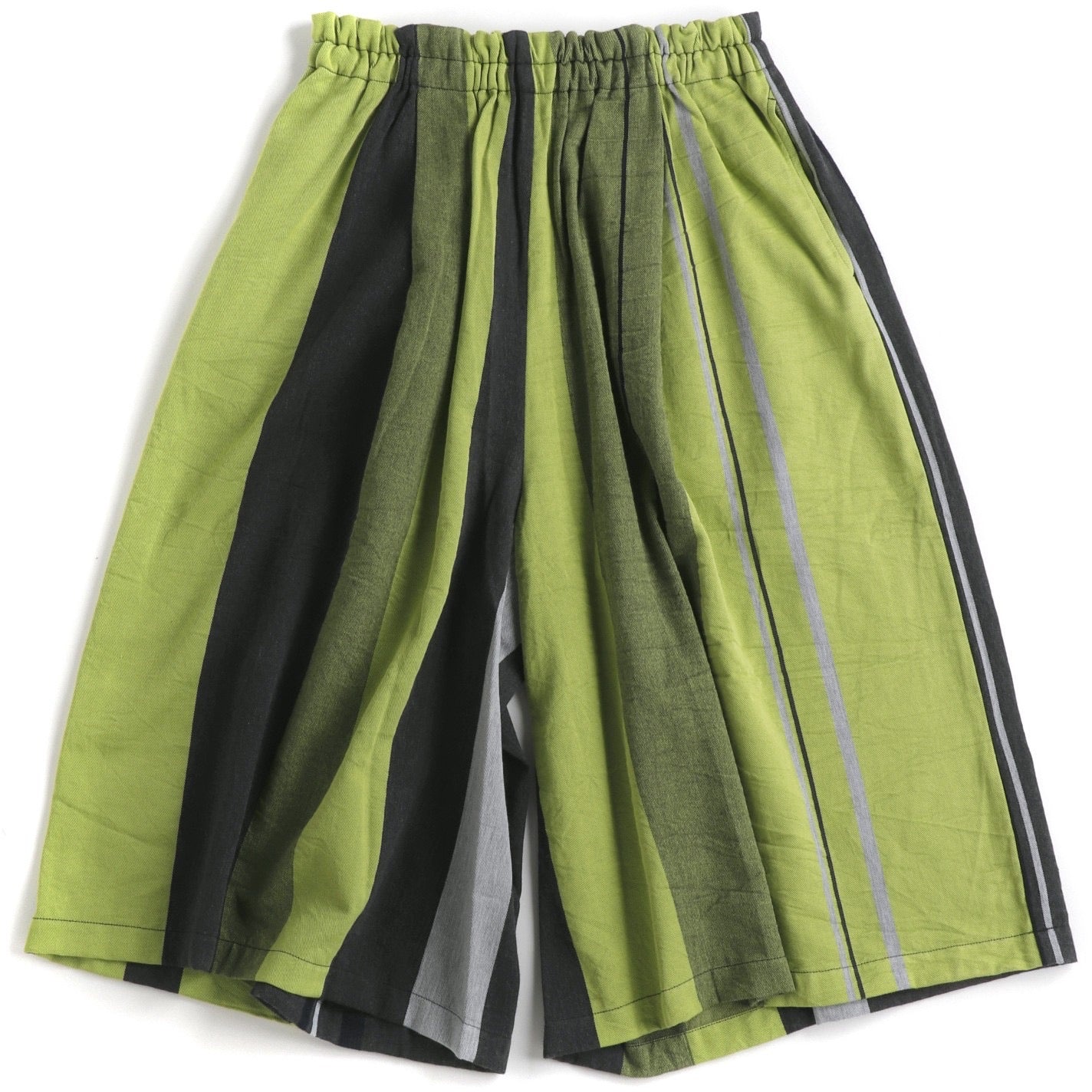TAMAKI NIIME Pocketed Cropped Wide Leg Pants - Citric Punch