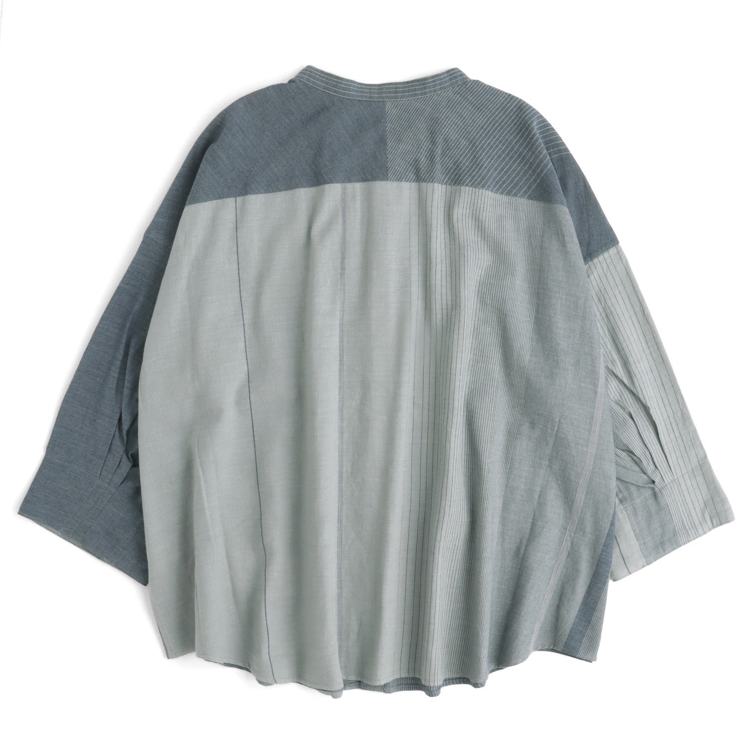 Tamaki Niime Mandarin Collared Shirt - Soothing Evening