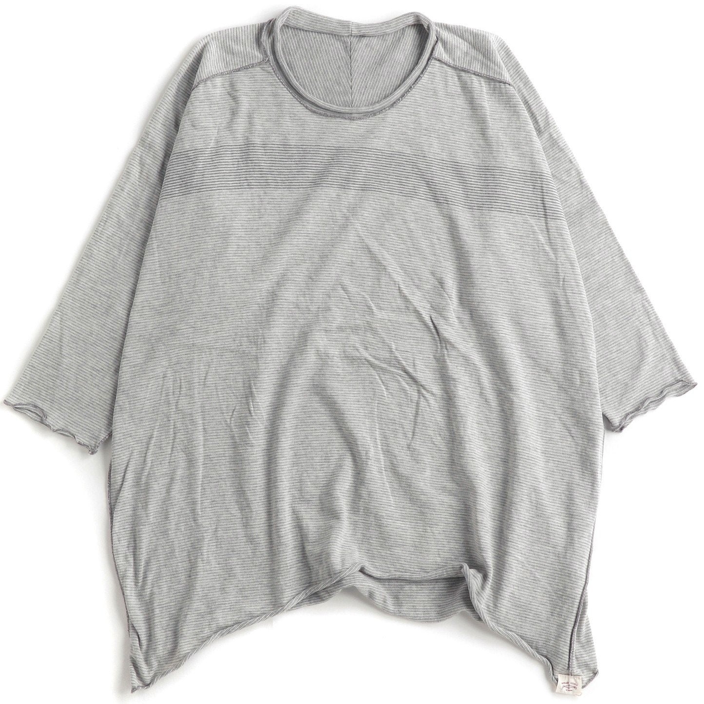 TAMAKI NIIME Short Sleeve Reversible Relaxed Tee - Grey Glacier