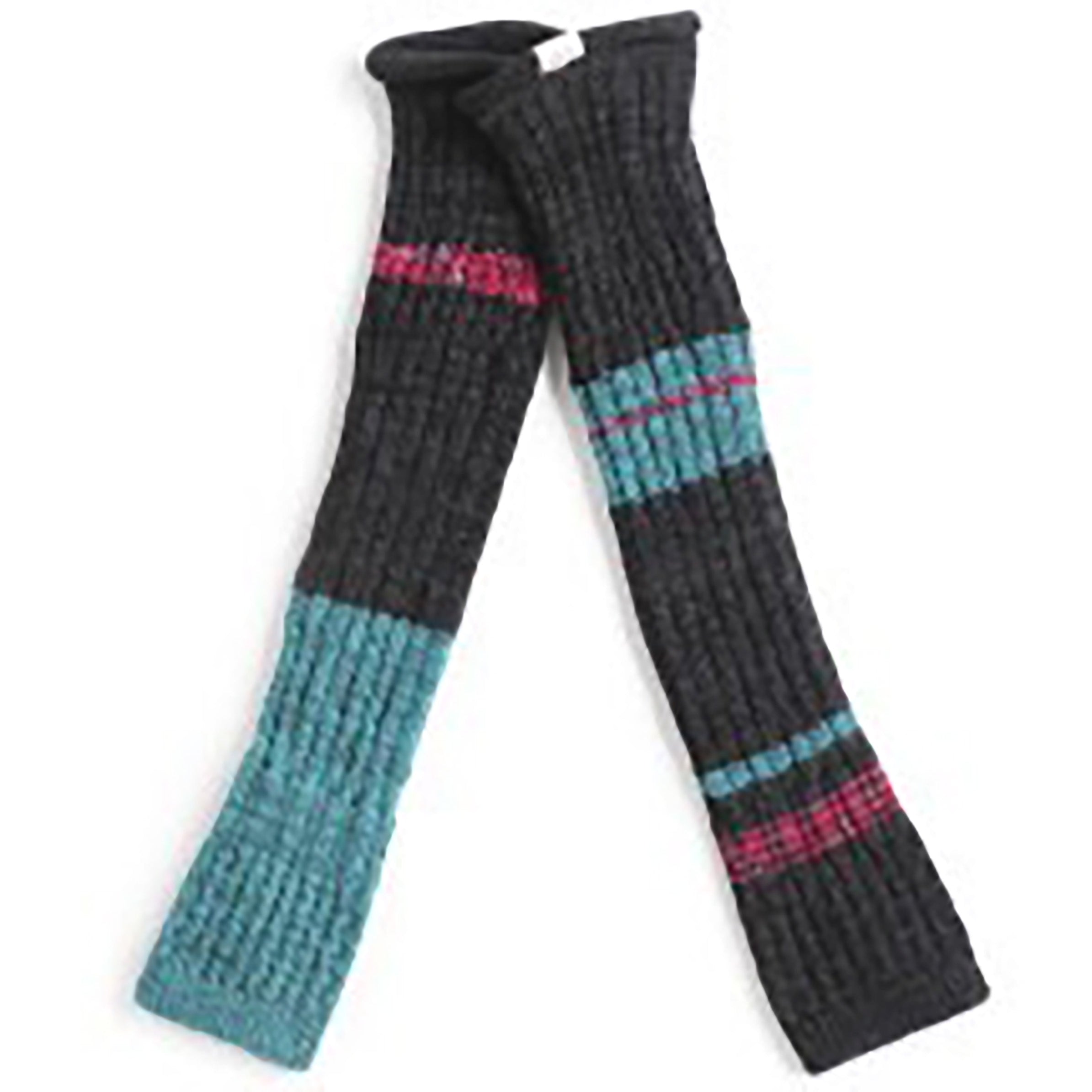 TAMAKI NIIME Cotton Knit Arm Warmers - Icy Cloud