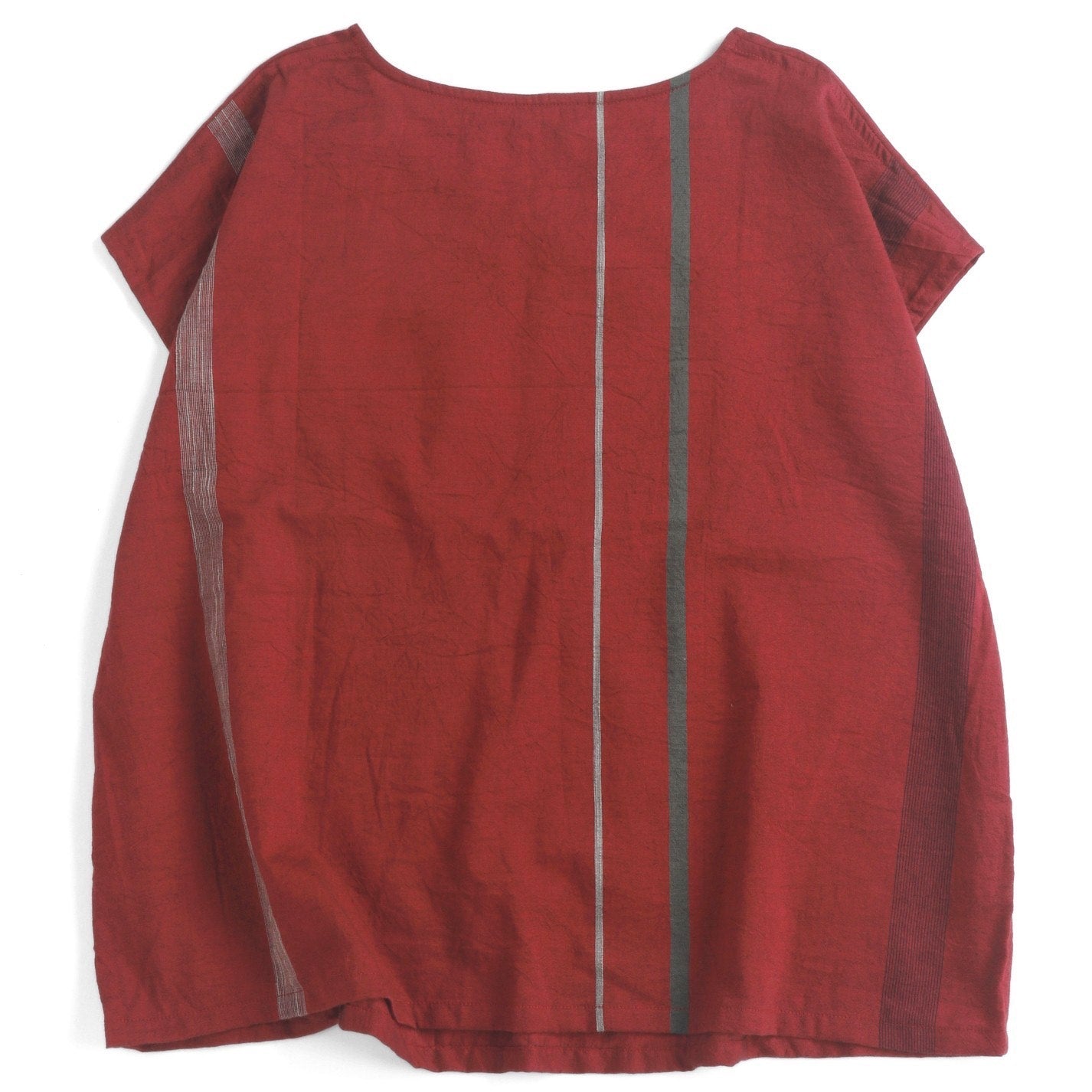 Tamaki Niime Striped Cap Sleeve Top - Island Sun