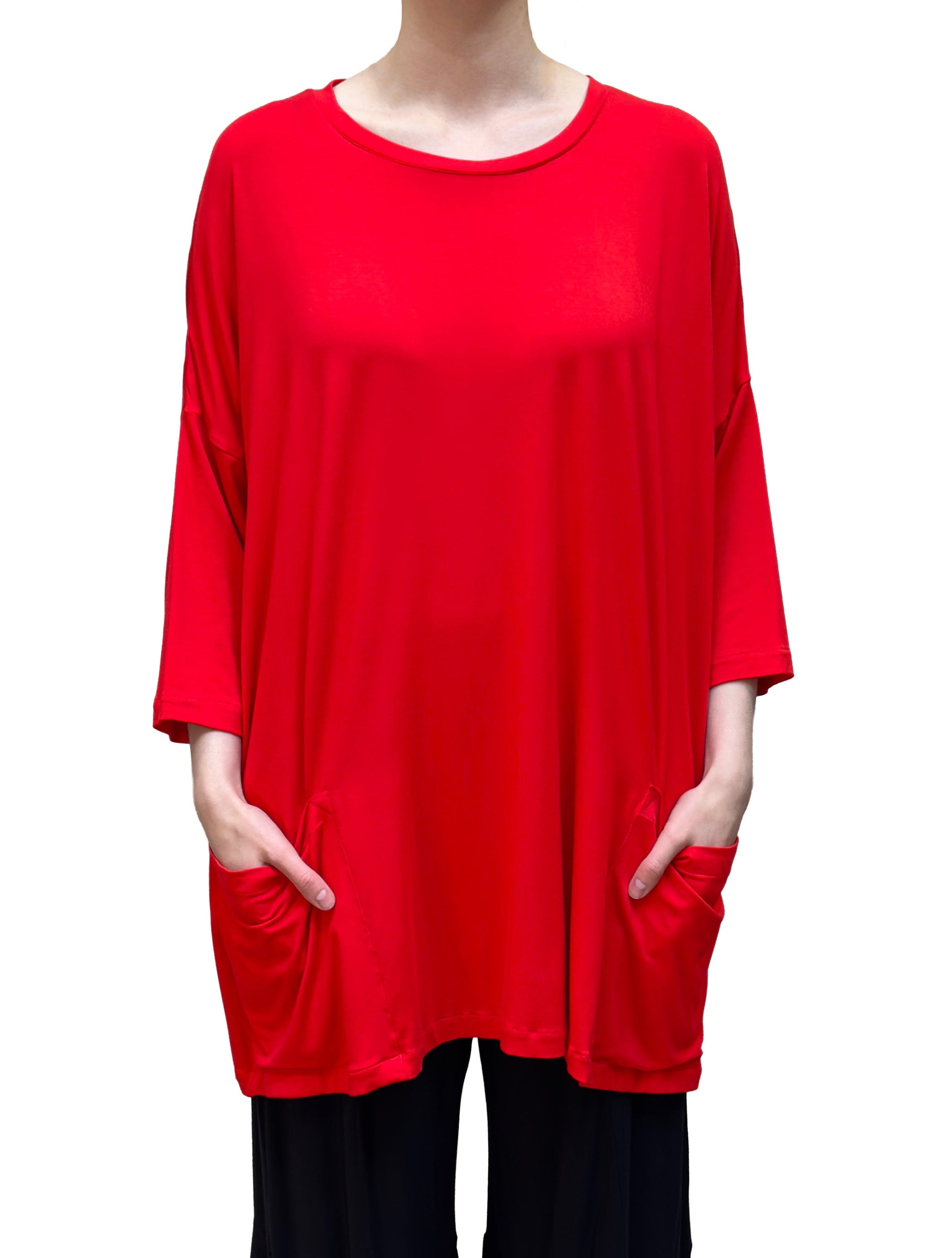 MOTION Bamboo Rayon Two Pocket Tunic in Various Colours