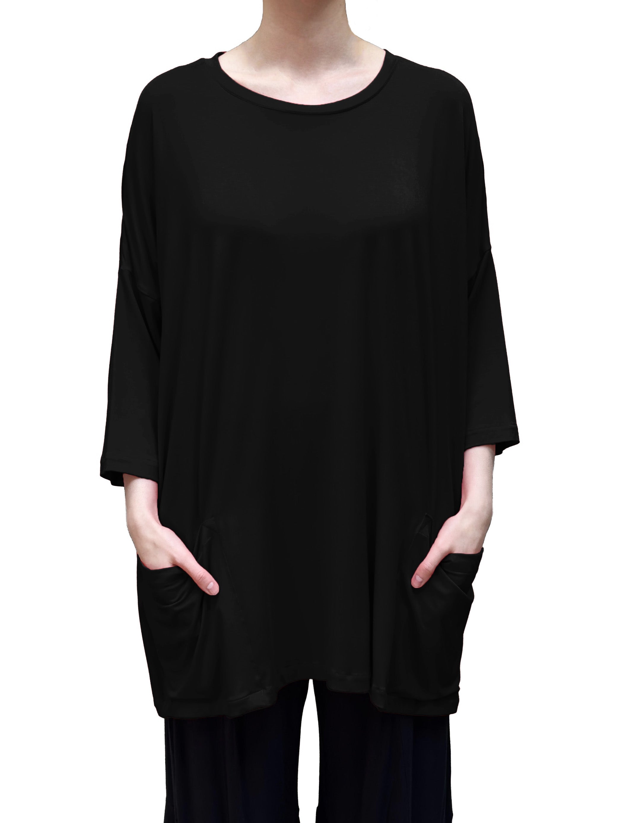 MOTION Bamboo Rayon Two Pocket Tunic in Various Colours